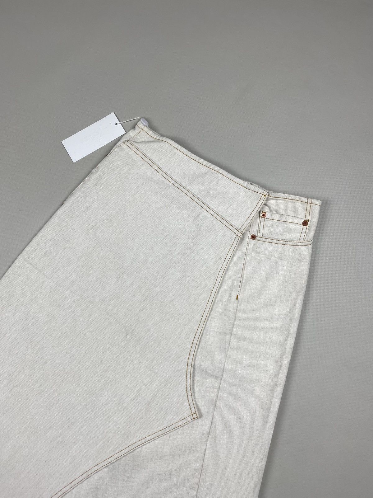 Maison Margiela BNWT! Maison Margiela ladies denim wrap midi skirt size 38 Size 26" / US 2 / IT 38 - 4 Thumbnail