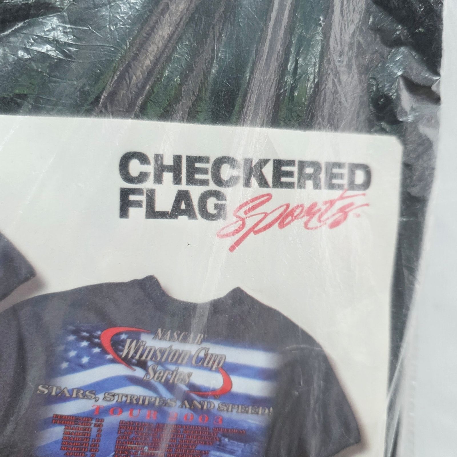 Vintage VTG Nascar Winston Cup Stars Stripes & Speed Tour T-Shirt Size US XL / EU 56 / 4 - 4 Thumbnail