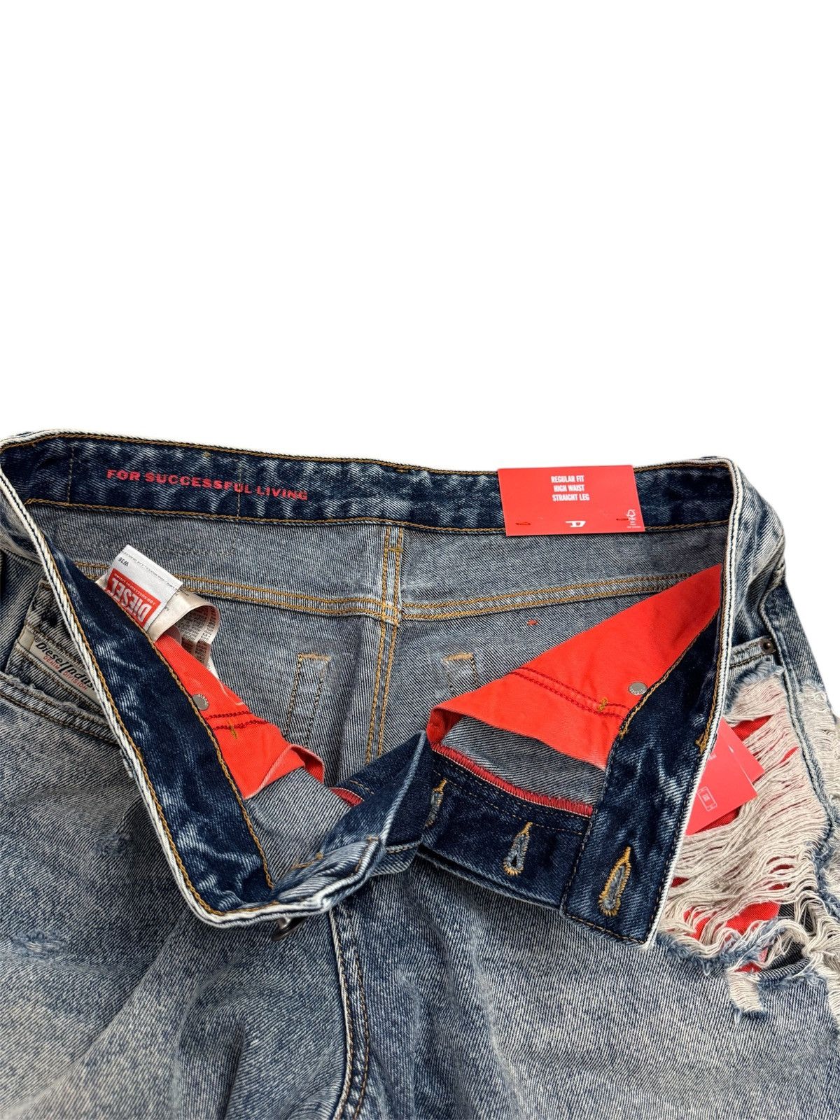 Diesel 🔥450$ Diesel 1955 D-Rekiv Straight Jeans/Diesel Rekiv Jeans Size US 34 / EU 50 - 9 Thumbnail