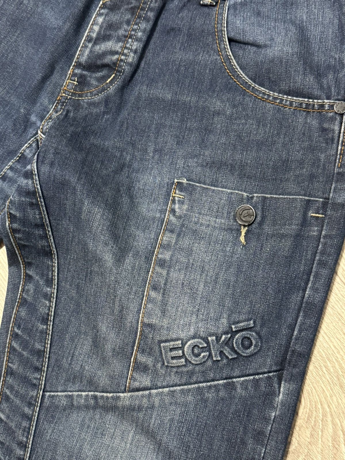 Ecko Unltd. 🔷Vintage Ecko Unltd. Crazy Jeans 90s🔷 Size US 32 / EU 48 - 5 Thumbnail