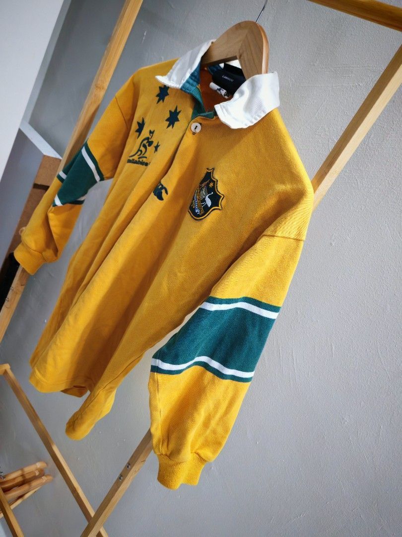 Canterbury of New Zealand × Man Made In Australia × Vintage Vintage Canterbury wallabies Australia Rugby jersey Size US S / EU 44-46 / 1 - 4 Thumbnail