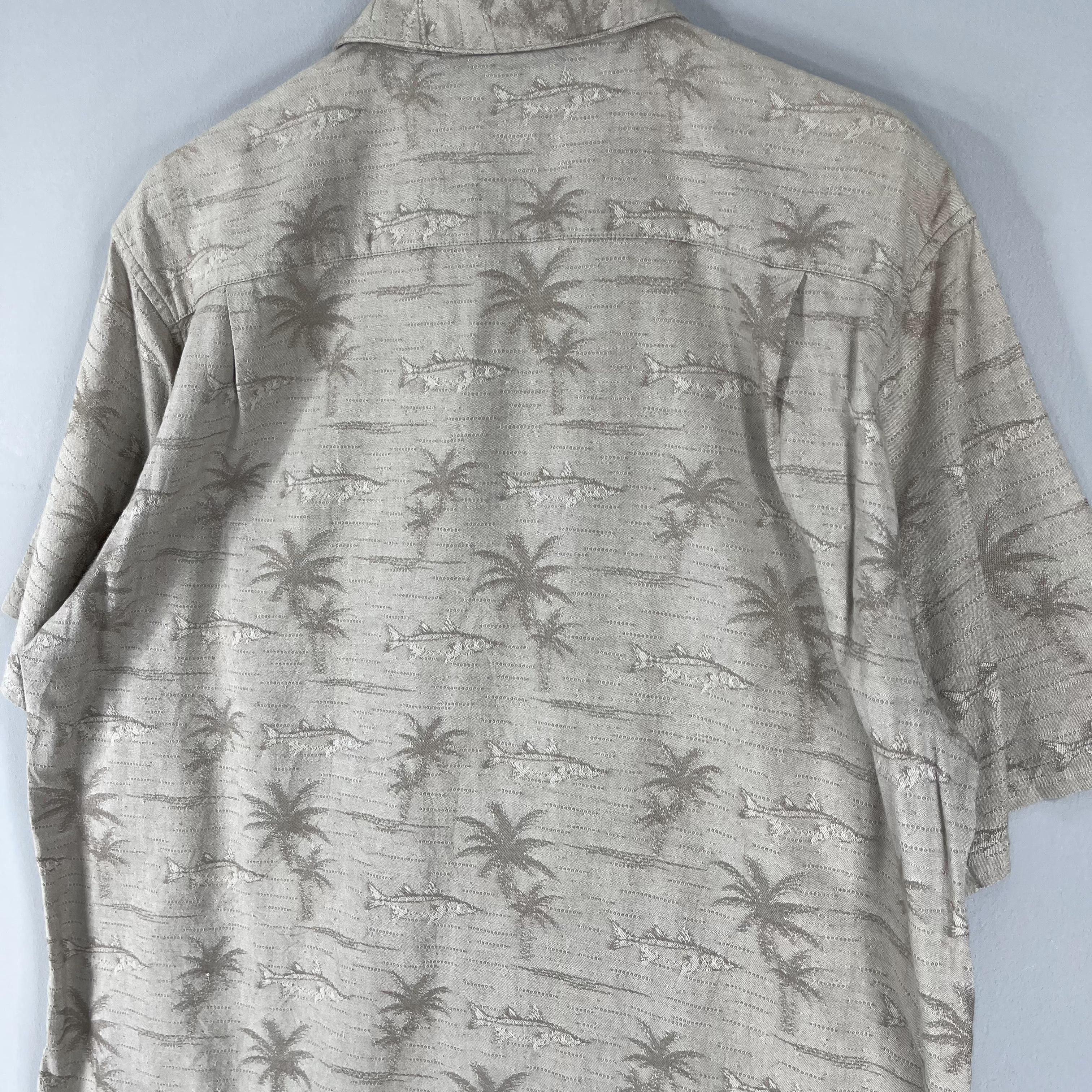 Columbia Vintage COLUMBIA Hawaiian Coconut Tree Motive Shirt Size US L / EU 52-54 / 3 - 8 Thumbnail