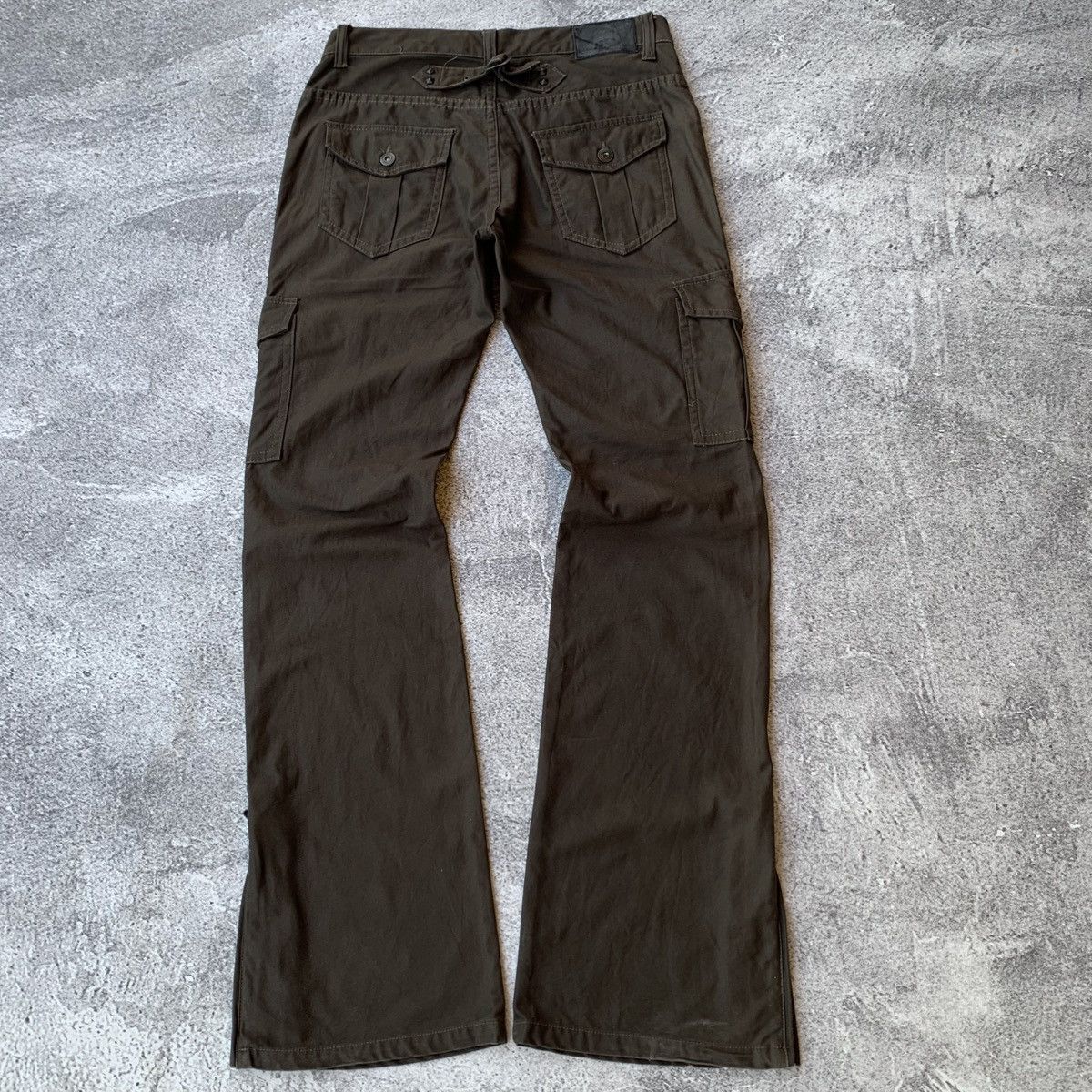 GOSTAR DE FUGA Fuga Studded Zip Cargo Flared Pants Size US 30 / EU 46 - 2 Thumbnail