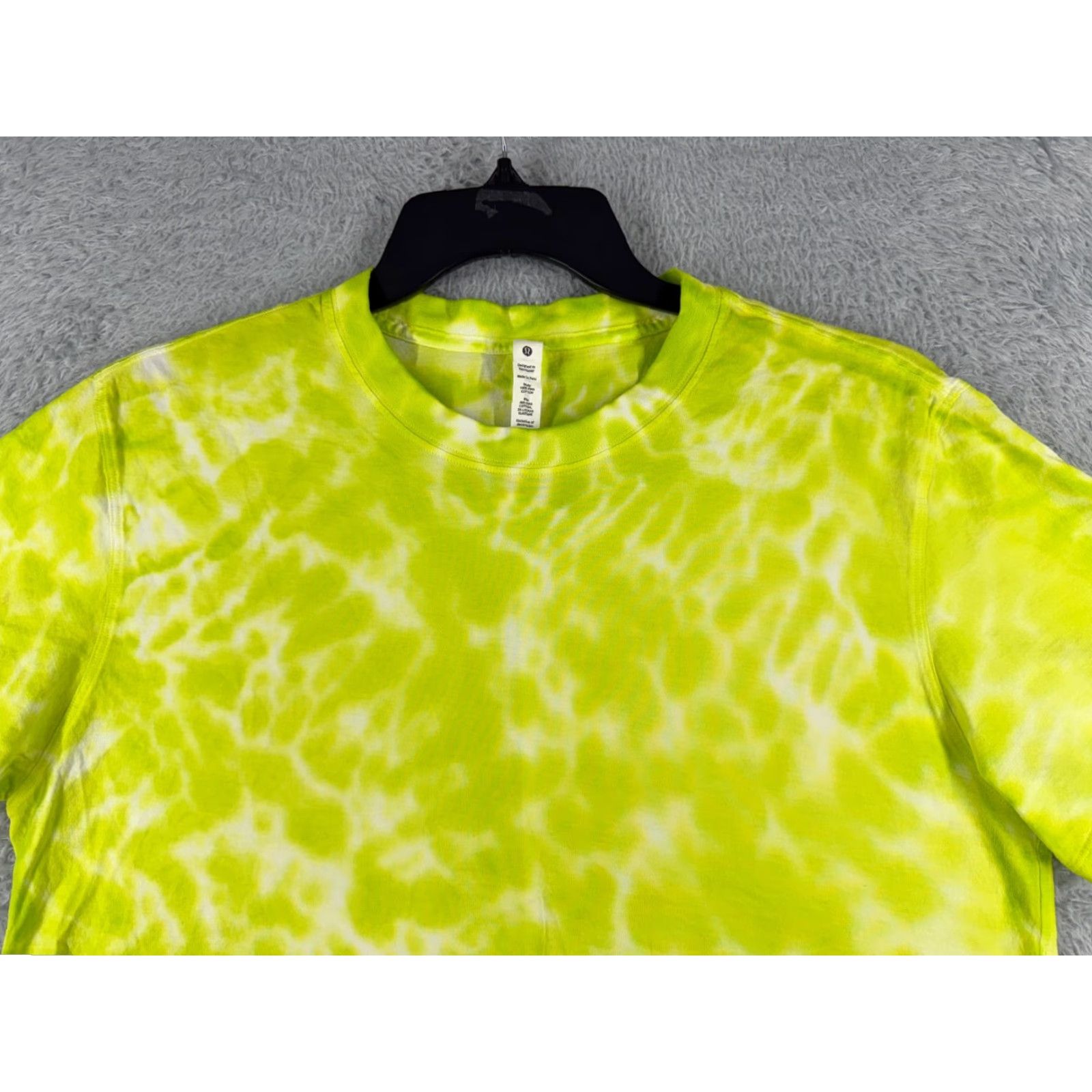 Lululemon Lululemon Shirt Women 8 Green Tie Dye All Yours Cropped Cotton T-Shirt W3GBPS Size M / US 6-8 / IT 42-44 - 4 Thumbnail