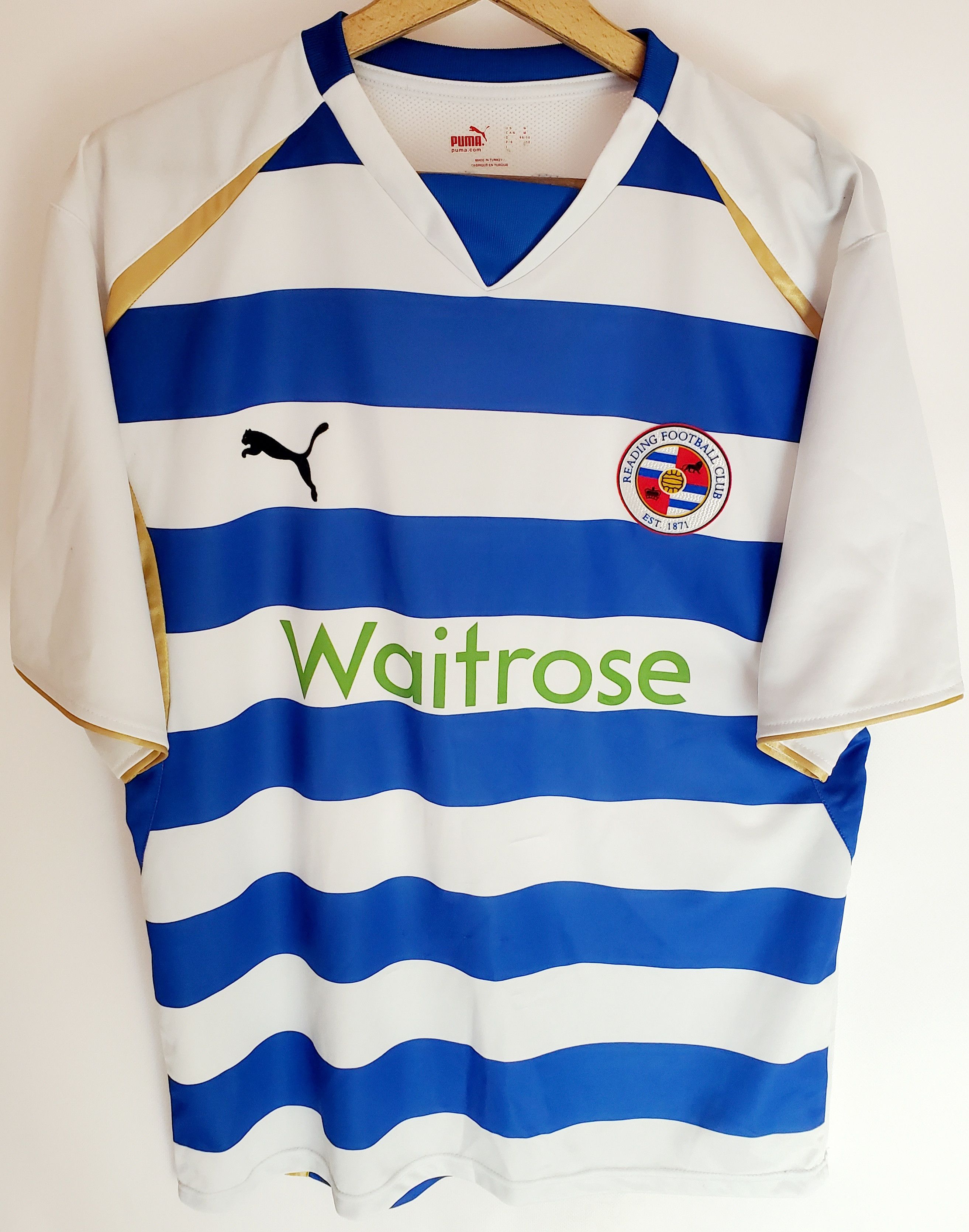 Puma Puma Football Reading Home Soccer jersey 2008/09 # 1 fred Size US M / EU 48-50 / 2 - 1 Thumbnail