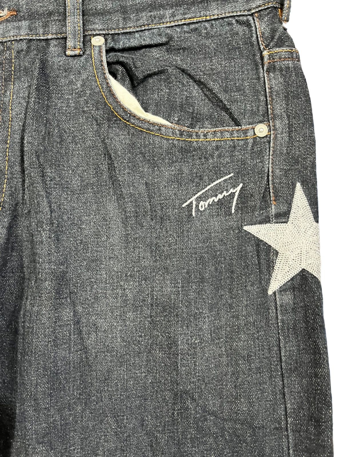 Tommy Jeans Vintage Tommy Stars Embroiddery Jeans Size US 34 / EU 50 - 3 Thumbnail