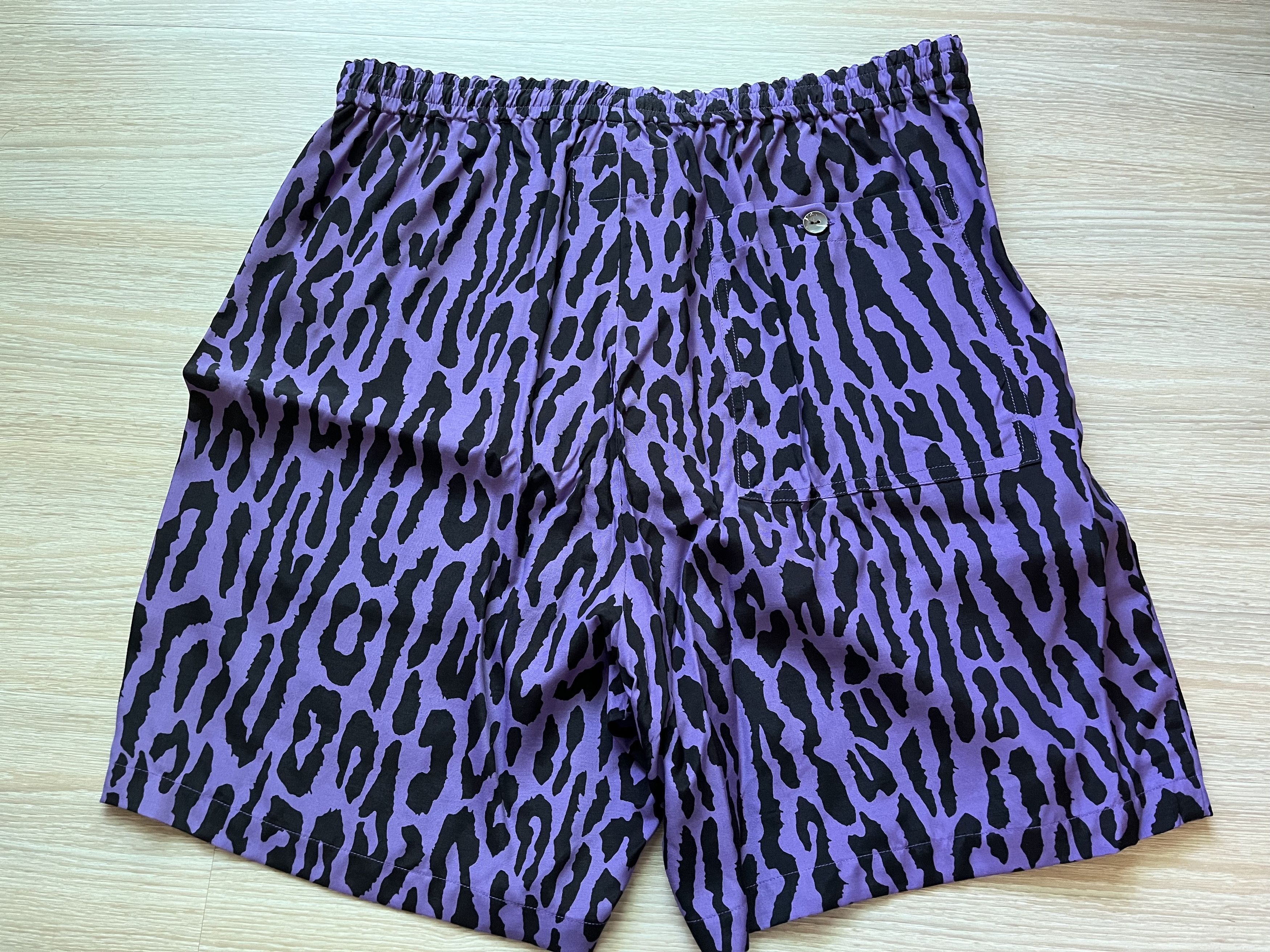 Wacko Maria HAWAIIAN SHORTS ( TYPE-2 ) (PURPLE) Size US 32 / EU 48 - 2 Thumbnail