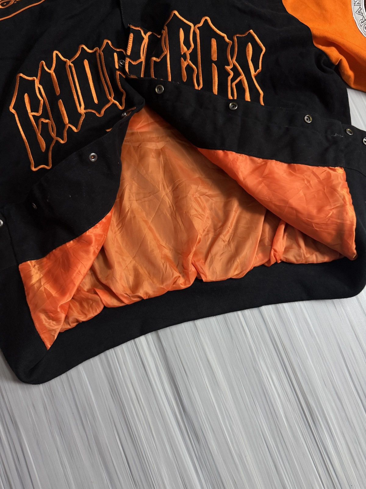 West Coast Choppers Orange County Choppers OCC Racing Jacket Black Orange Y2K Size US XL / EU 56 / 4 - 13 Thumbnail
