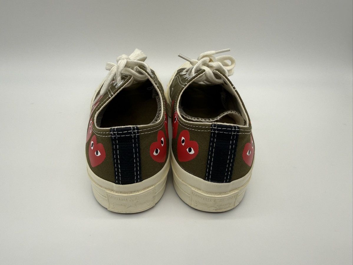 Comme des Garcons Converse Chuck 70 x Comme Des Garcons Green Heart Size 7 Size US 7 / EU 40 - 4 Thumbnail