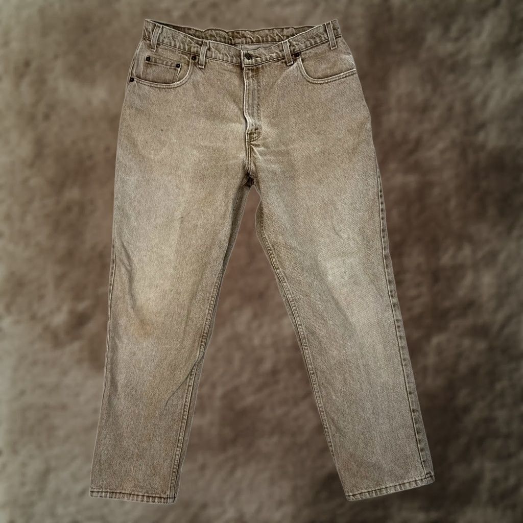 Levi's VINTAGE Levi’s 545 Jeans Baggy Tapered 36x32 Brown 90s Men Size US 36 / EU 52 - 1 Thumbnail