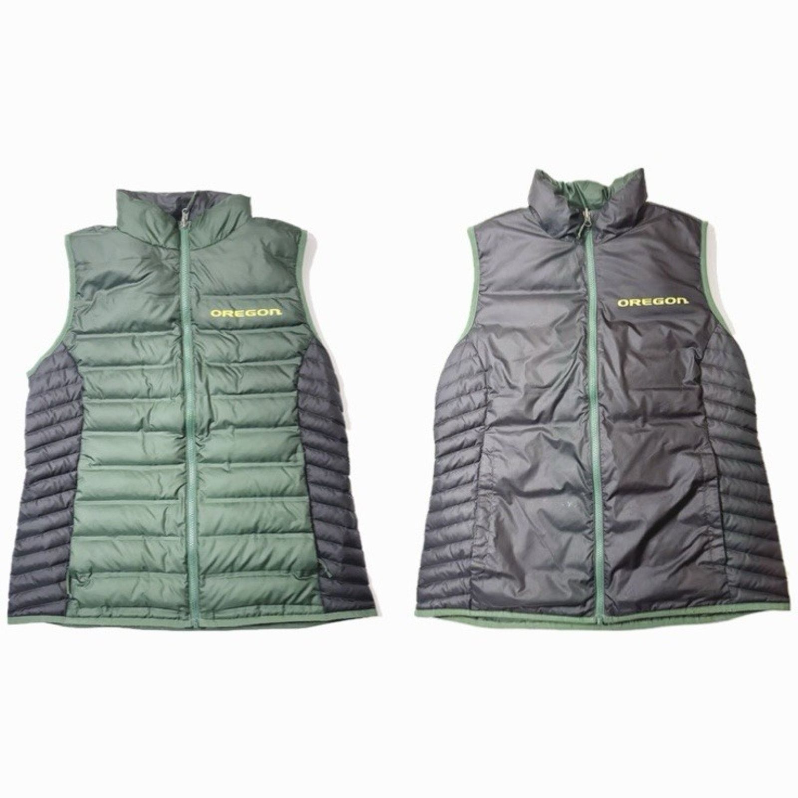 Columbia Columbia Men L Down Vest Oregon Ducks Reversible Green Black Size US L / EU 52-54 / 3 - 1 Thumbnail