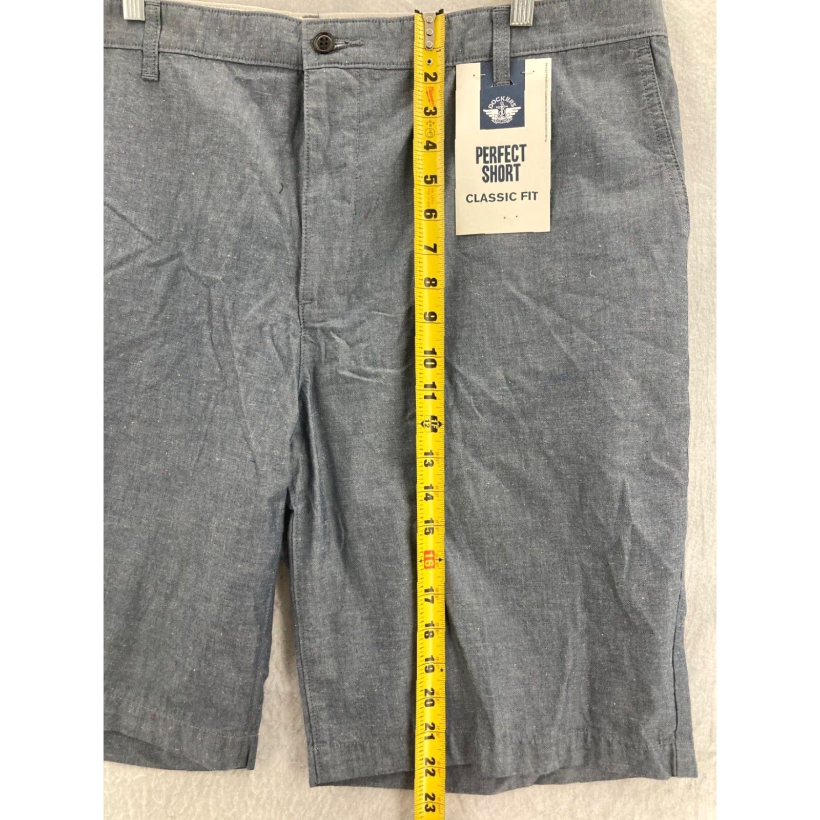 Dockers DOCKERS Dockers Perfect Short Mens 40 Classic Fit Maritime Blue NTW Size US 40 / EU 56 - 3 Thumbnail