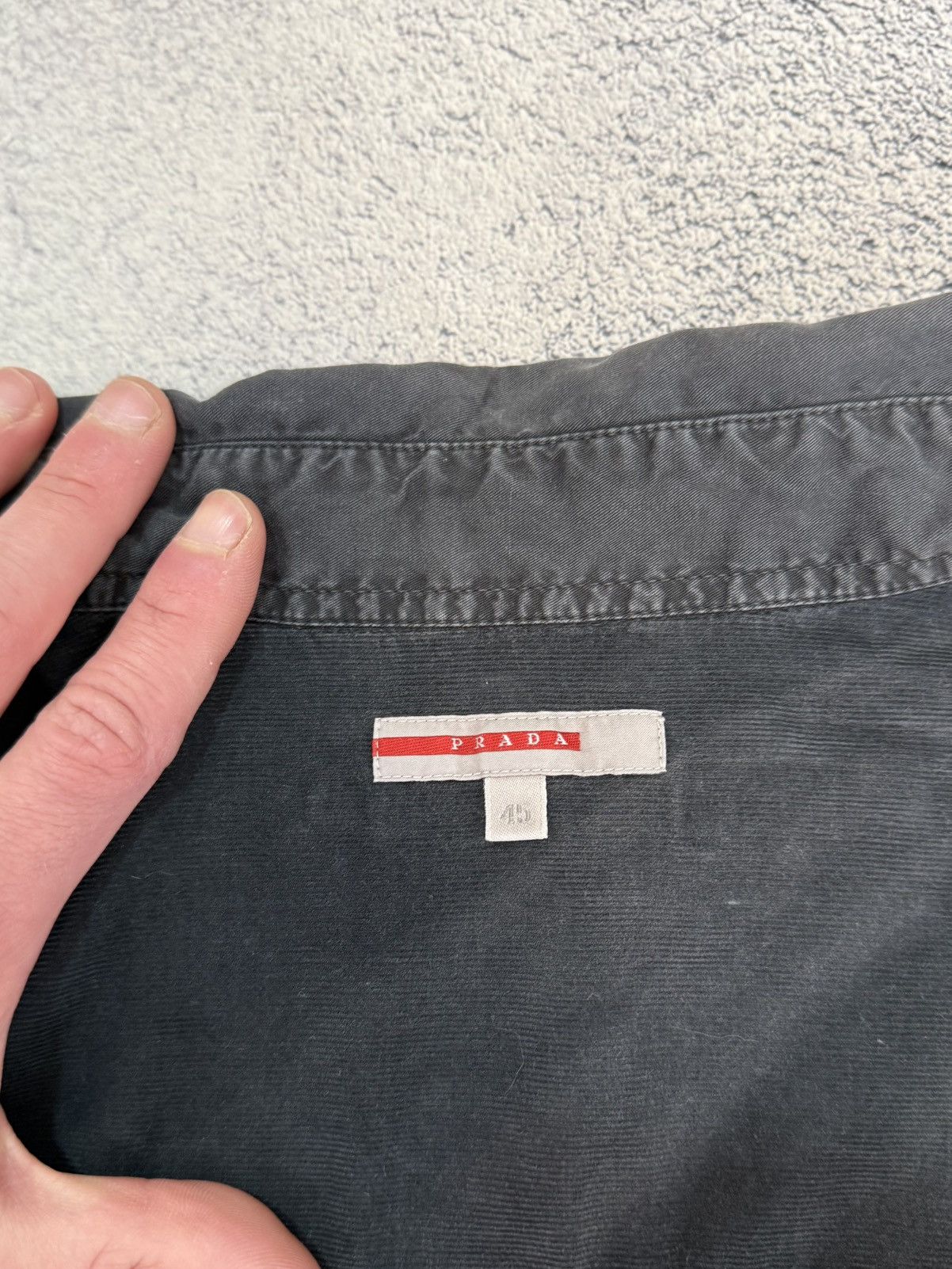 Prada Vintage Prada Military Shirt Utility Cotton Men 45 L Rare Size US L / EU 52-54 / 3 - 4 Thumbnail