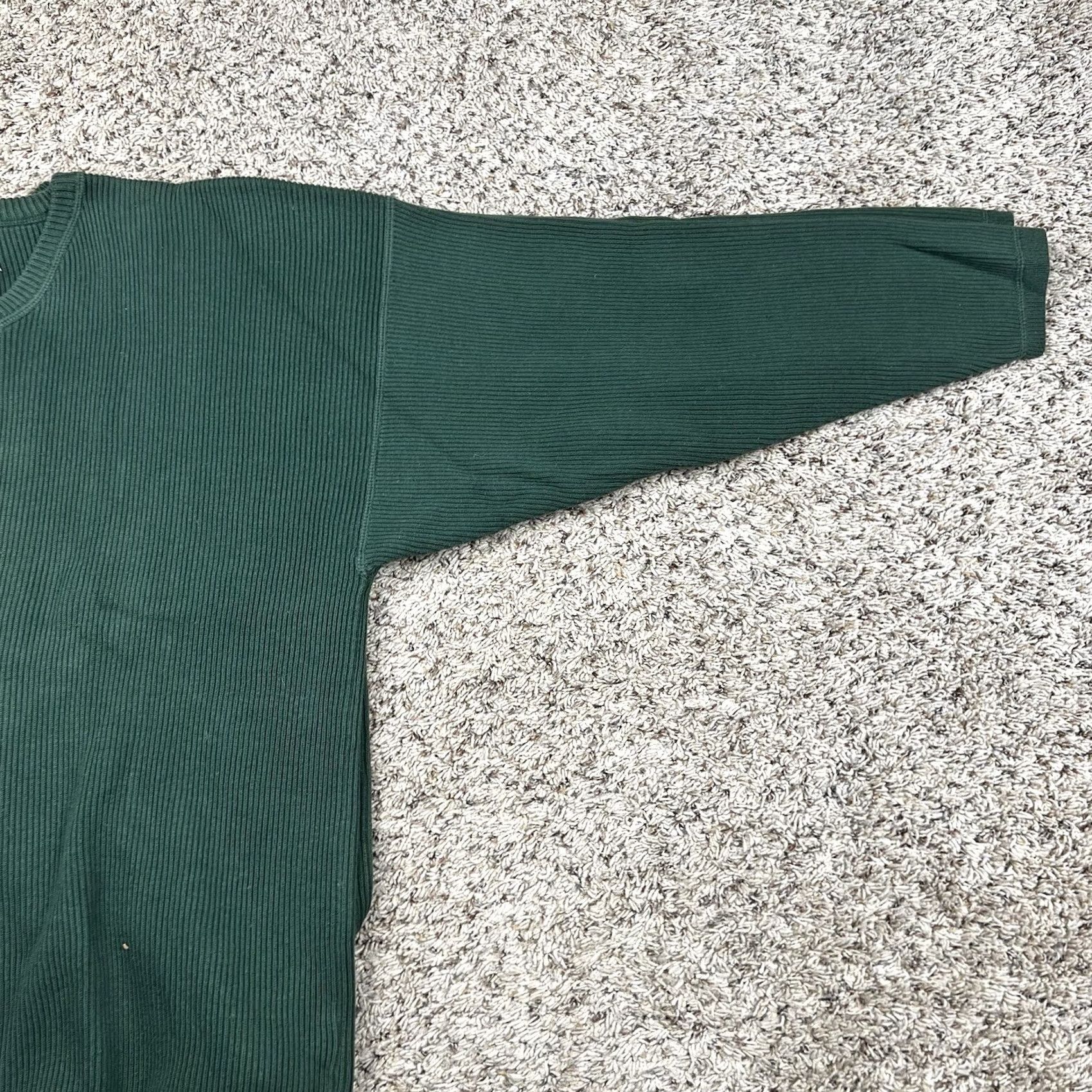 Eddie Bauer Vintage Eddie Bauer Heavyweight Knit 100% Cotton Green Sweater Mens XL Size US XL / EU 56 / 4 - 6 Thumbnail