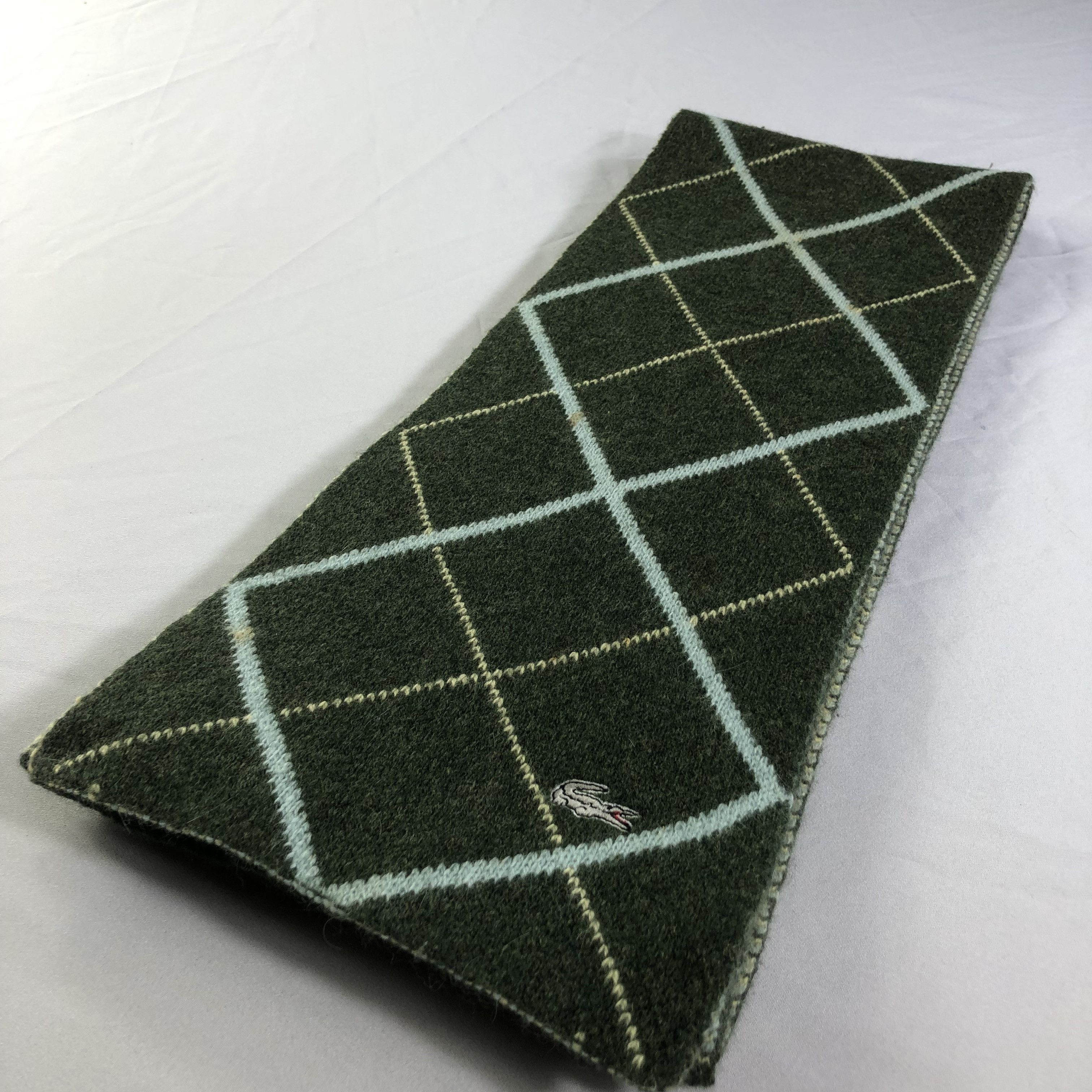 Lacoste Lacoste Wool Scarf Muffler V1488 Size ONE SIZE - 3 Thumbnail