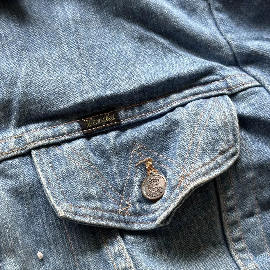 Wrangler Vintage 70s Wrangler Denim Jacket Size Medium Size US M / EU 48-50 / 2 - 3 Thumbnail
