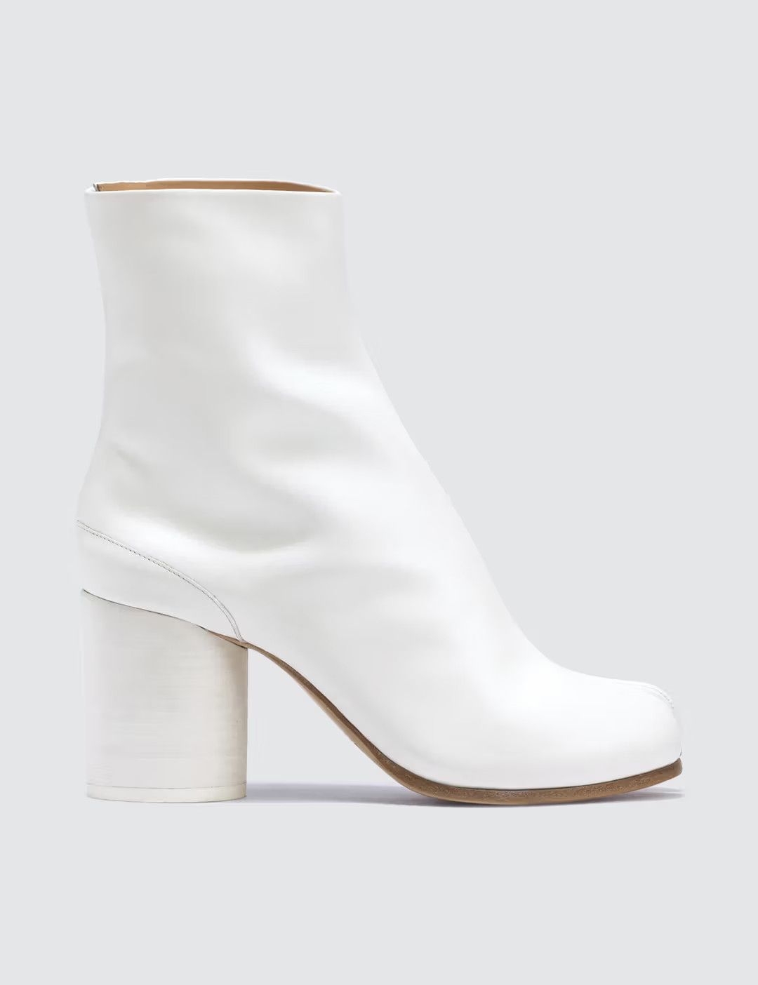 Maison Margiela o1mle0426 Tabi Calfskin Boots in White Size US 6 / IT 36 - 1 Thumbnail