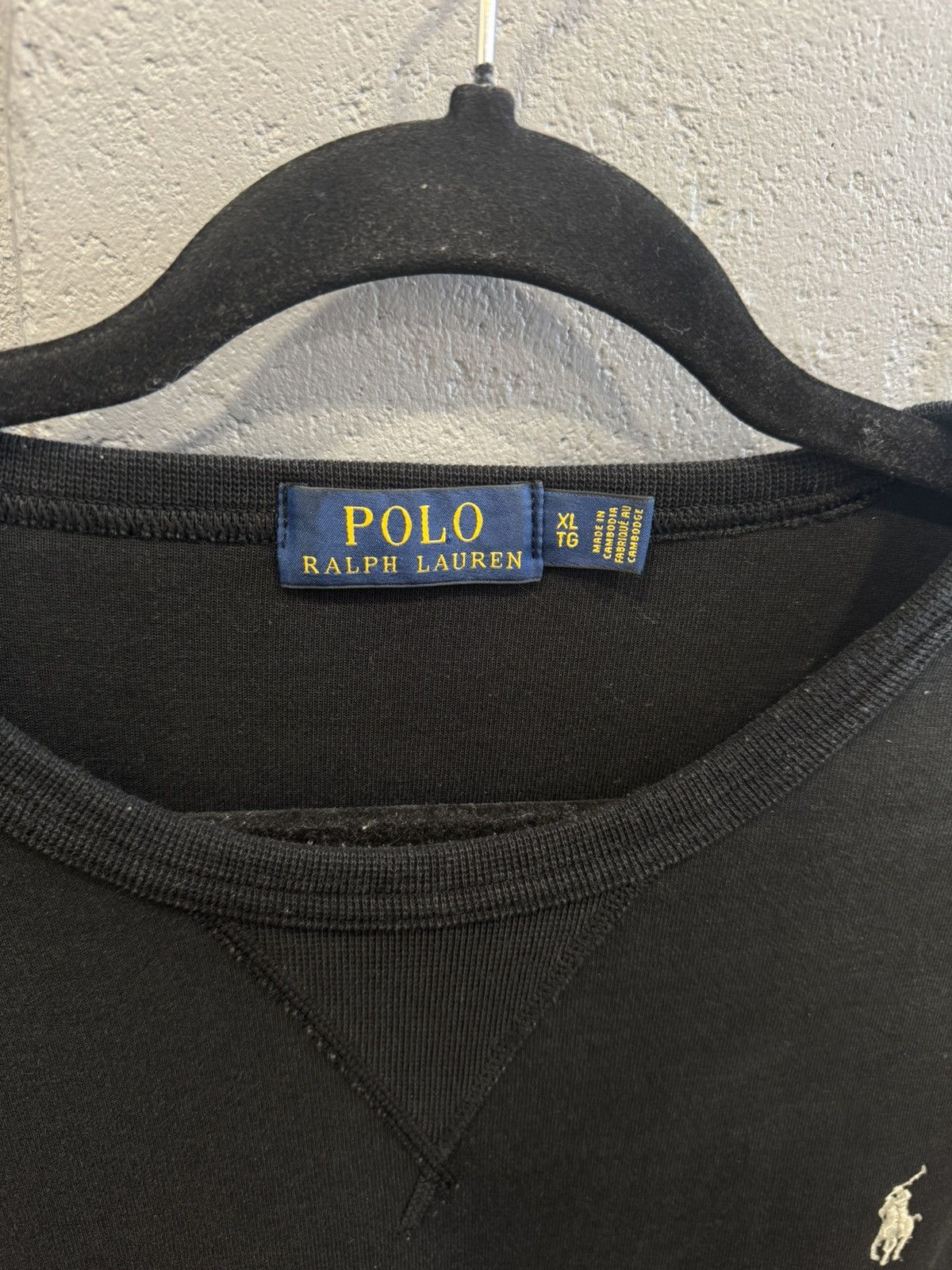 Ralph Lauren Polo Ralph Lauren Black Crewneck Sweater XL Size US XL / EU 56 / 4 - 2 Thumbnail