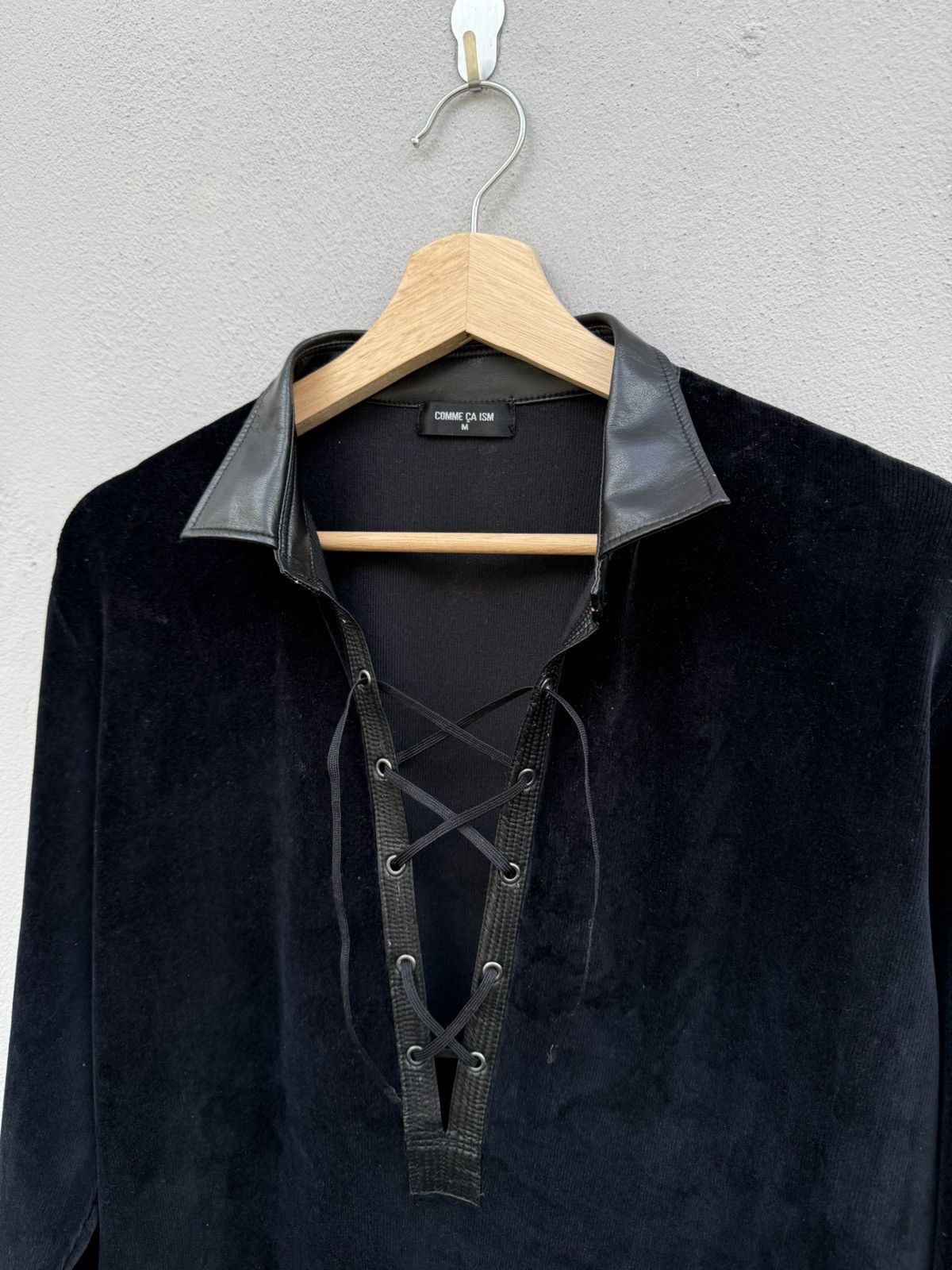 Comme Ca Ism Vintage Comme Ca Ism Black Velvet With Laces Size US M / EU 48-50 / 2 - 2 Thumbnail