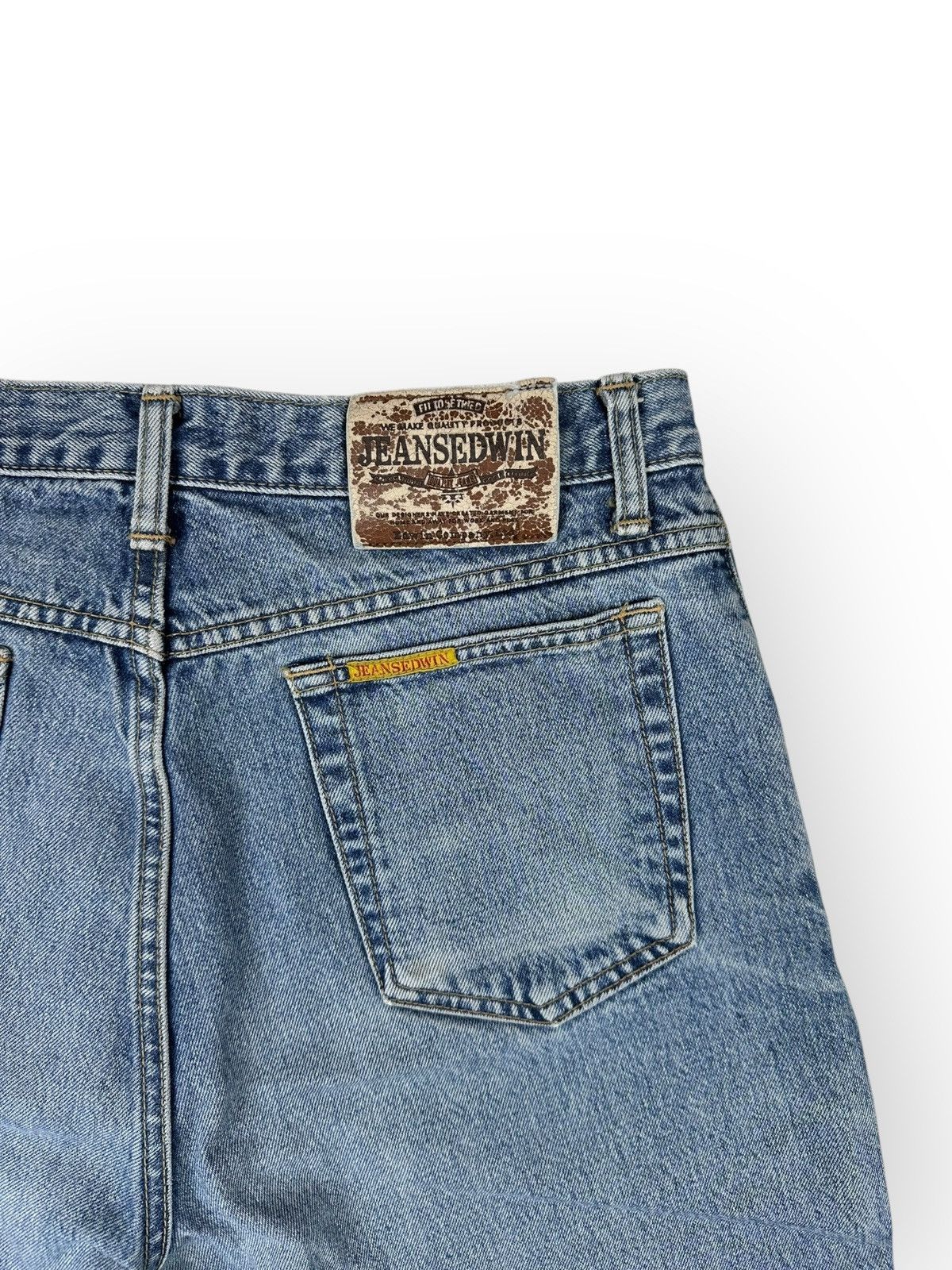 Edwin Edwin Japan Newton Slim W34 L32 Vintage Blue Jeans Size US 34 / EU 50 - 6 Thumbnail