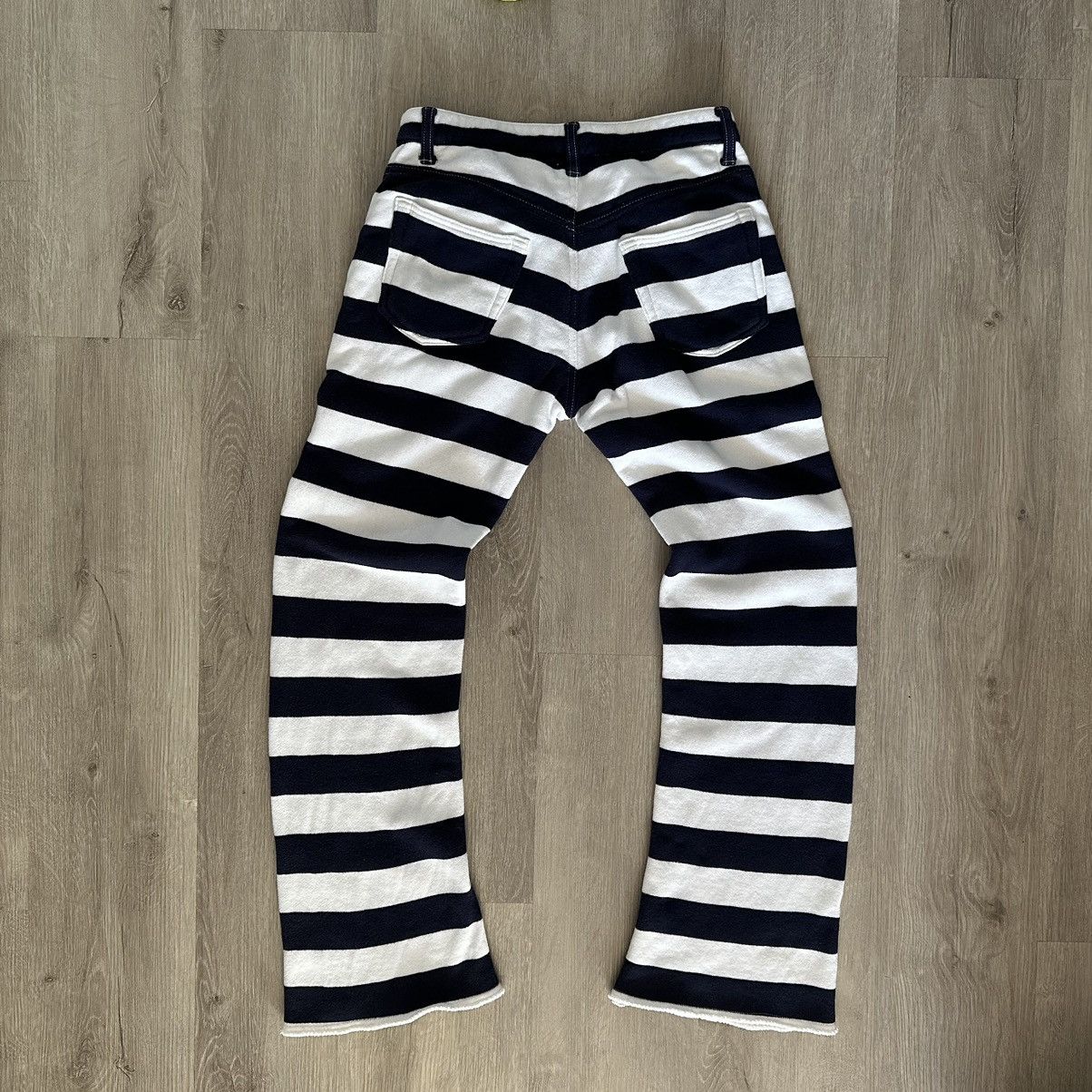 Junya Watanabe Junya Watanabe 03 Striped Flare Pant Size US 28 / EU 44 - 4 Thumbnail
