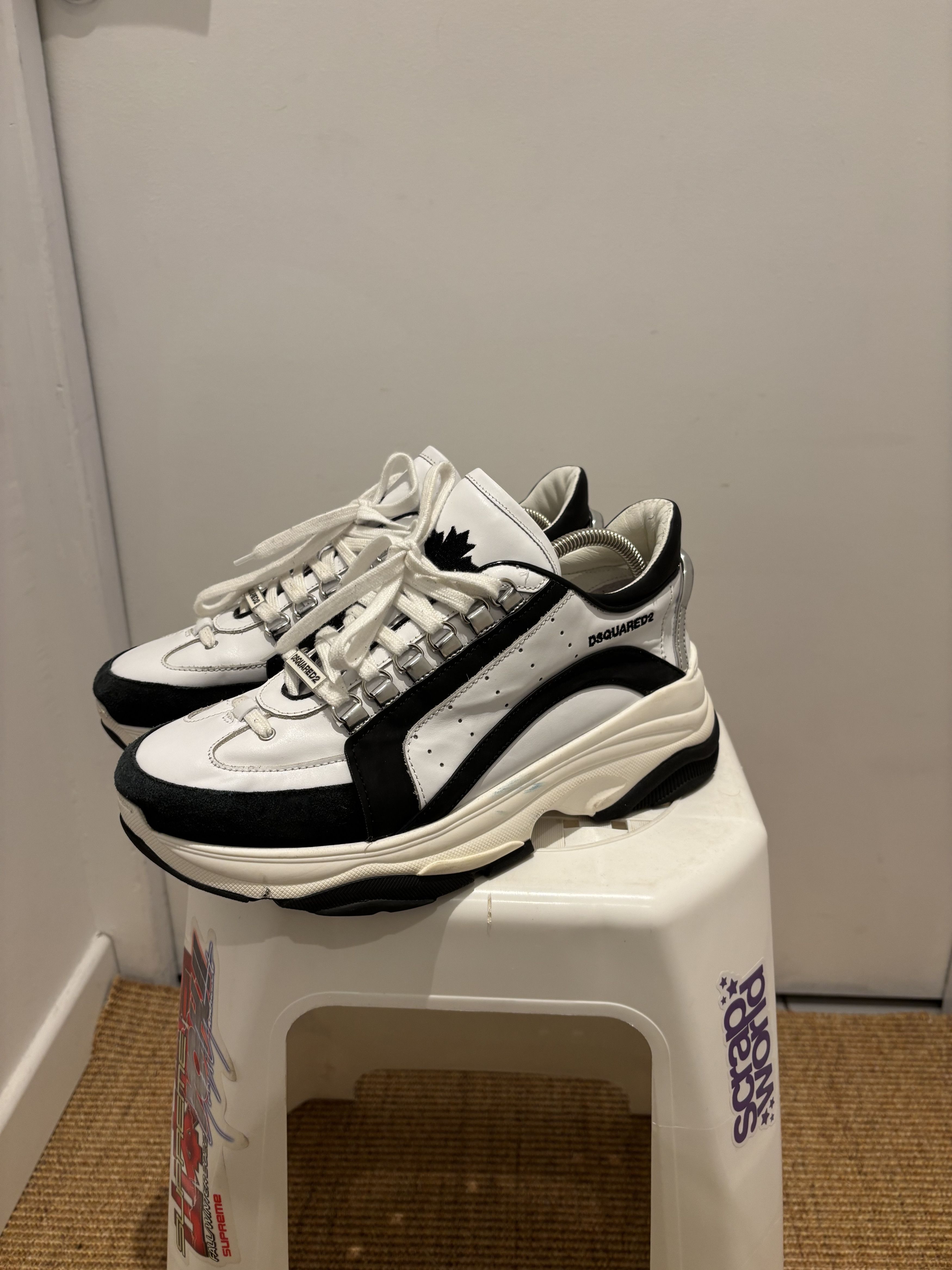 Dsquared2 Basket de luxe Dsquared2 Bumpy 551 Size US 11 / EU 44 - 1 Thumbnail