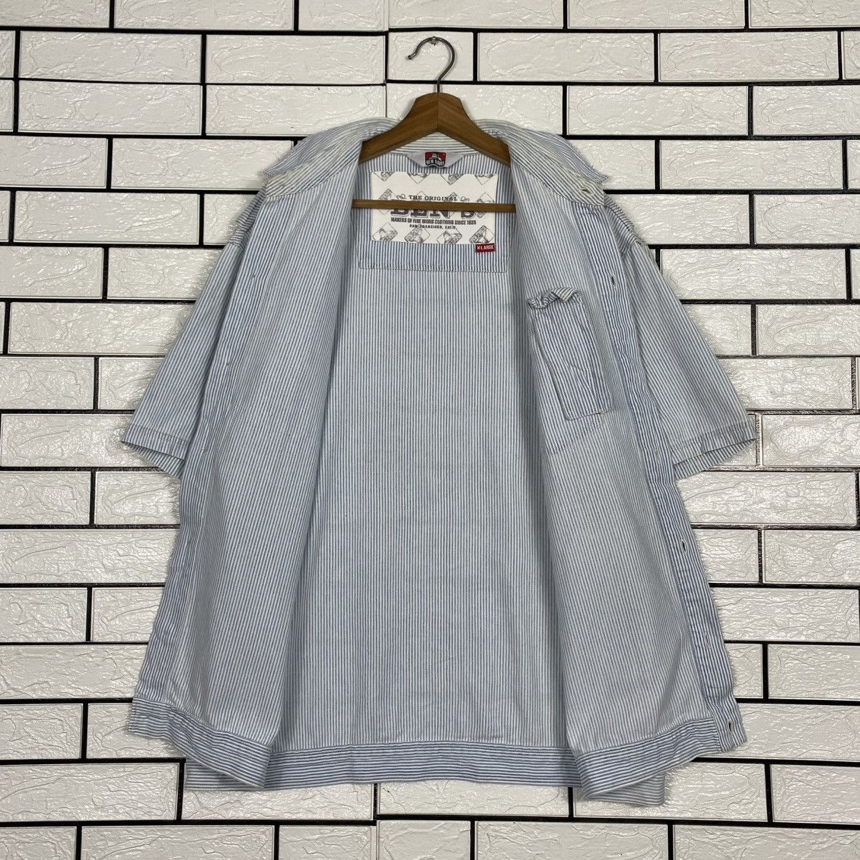 Ben Davis 🔥VINTAGE HICKORY CHORE JACKET STRIPED BEN DAVIS Size US XL / EU 56 / 4 - 14 Thumbnail
