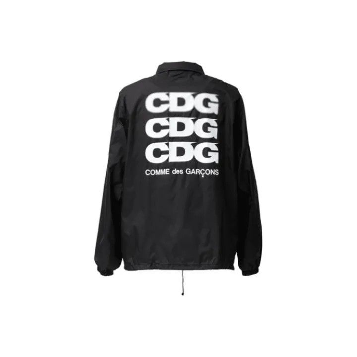 Comme des Garcons Comme des Garçons Black Logo Drawstring Jacket 0079 Size US L / EU 52-54 / 3 - 1 Thumbnail