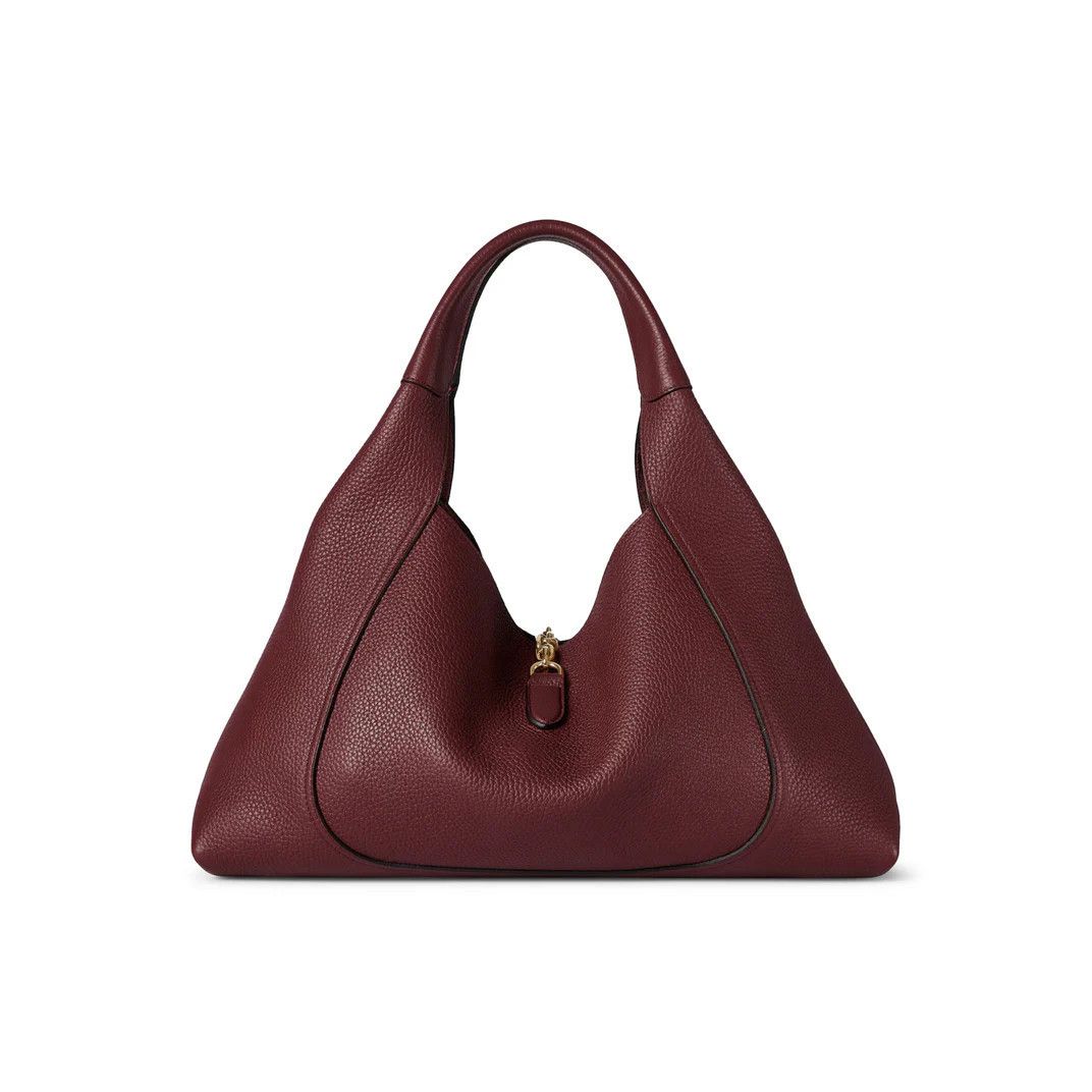 Gucci GUCCI Softbit Maxi $3650 Rosso Ancora Red Leather Shoulder B Size ONE SIZE - 2 Thumbnail