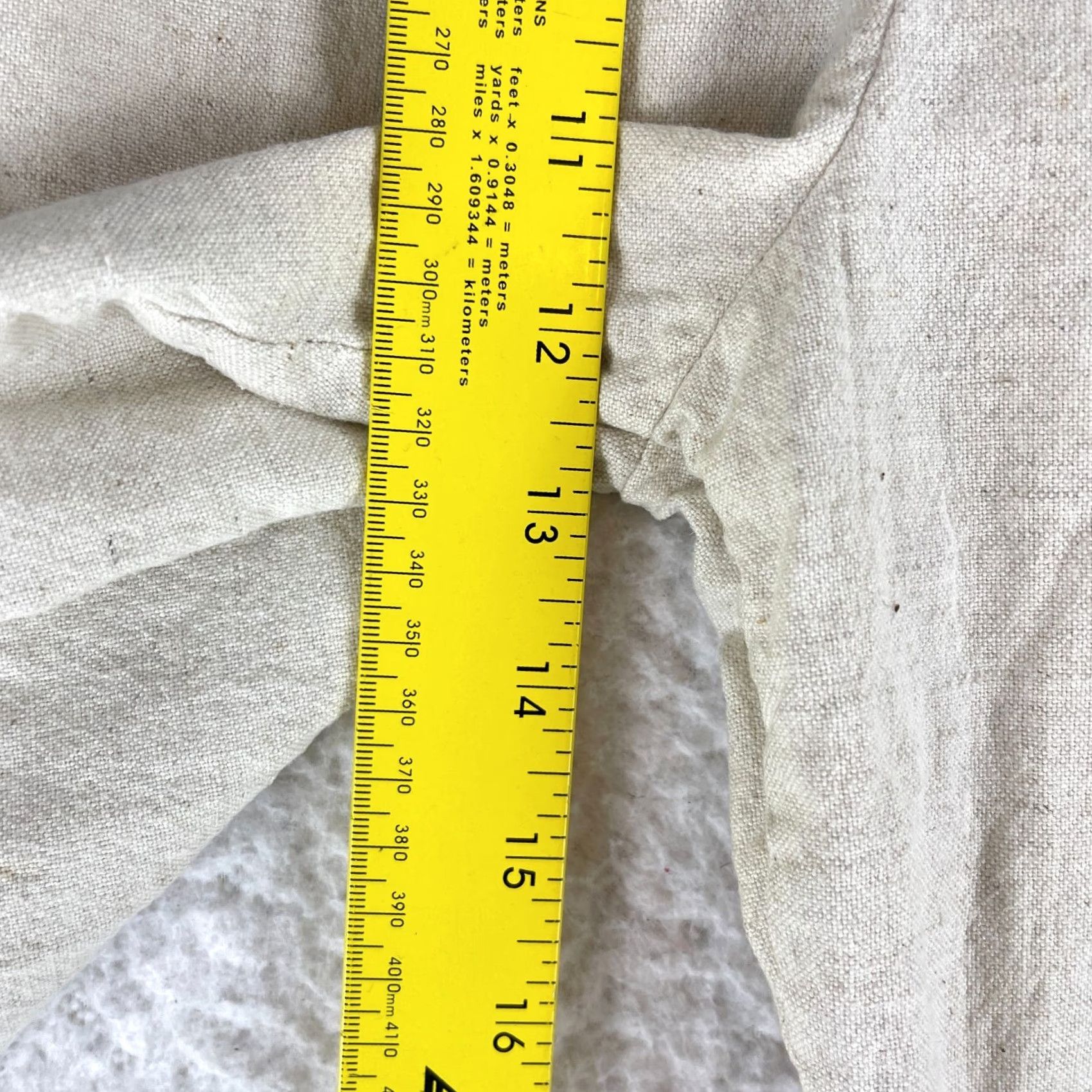 Vintage Tantrums Ivory Linen Cotton Blen Cropped Pants Womens XL Pull On Casual Linen Cotton Blend Ivory Cropped Pants Womens XL Tantrums Pulll On Size 40" / US 18 - 7 Thumbnail