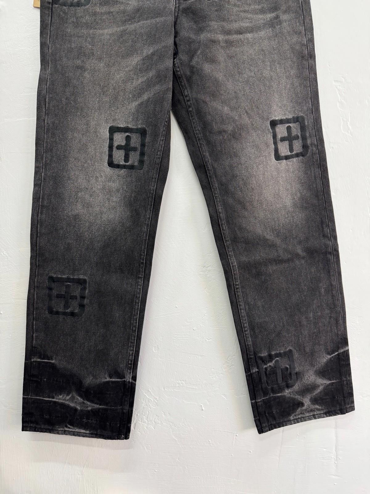 Ksubi new Ksubi mens denim jeans anti k gray black box scatter 32 Size US 32 / EU 48 - 3 Thumbnail
