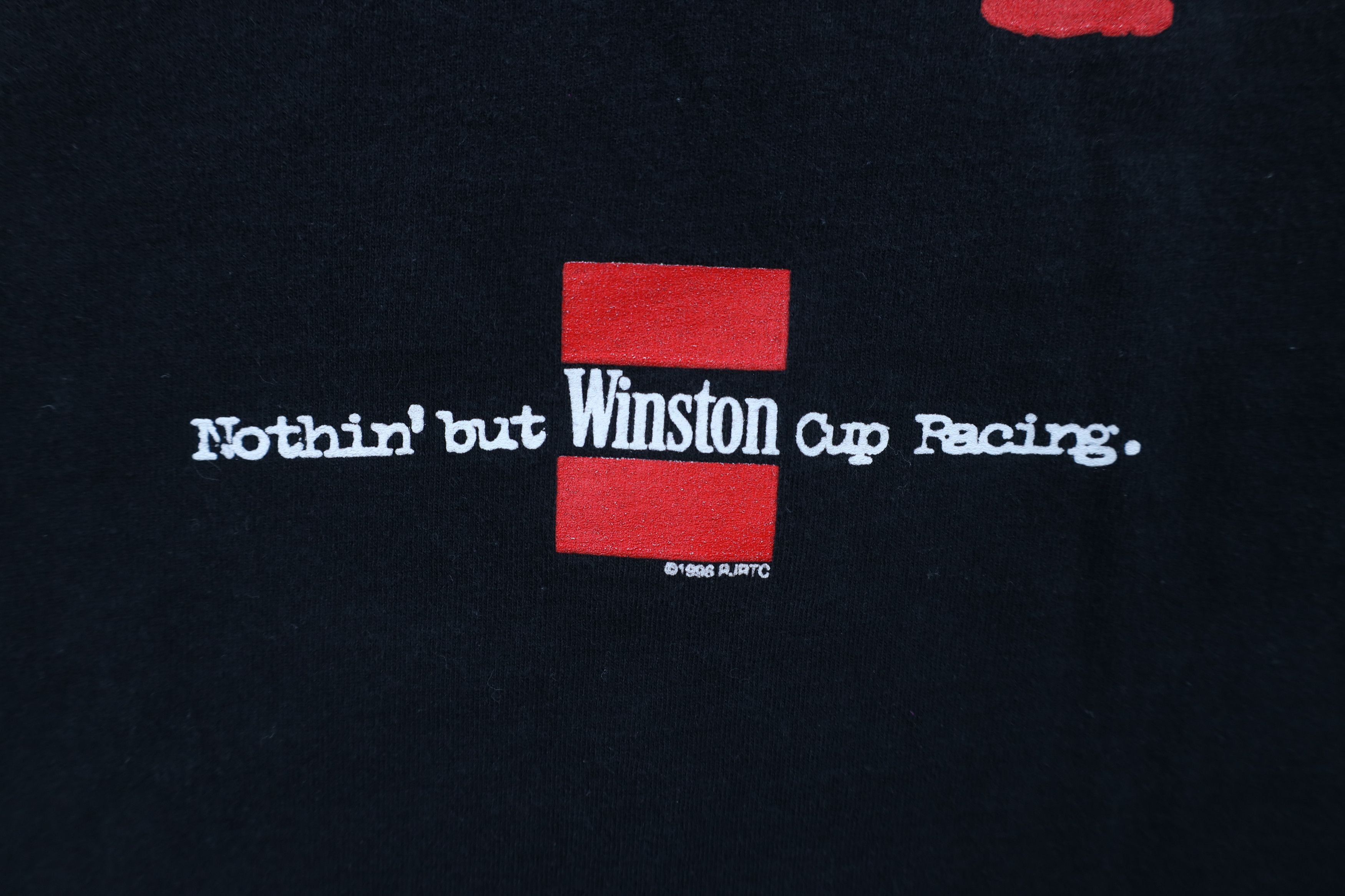 Vintage Vintage 90s Winston Cup Series Pocket T-Shirt Black USA Size US XL / EU 56 / 4 - 12 Thumbnail