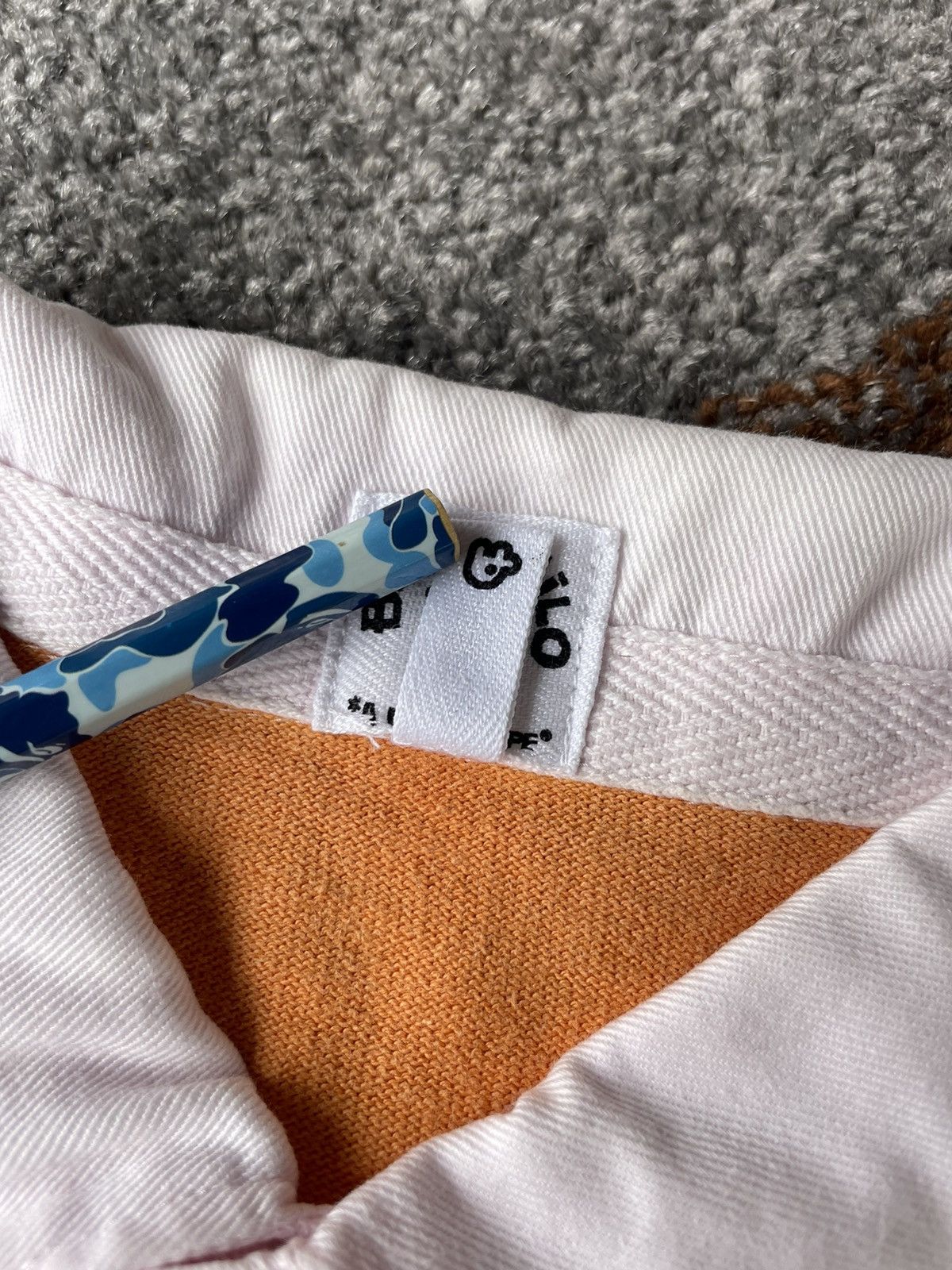 Bape Baby Milo Striped Rugby Shirt Size S / US 4 / IT 40 - 5 Thumbnail