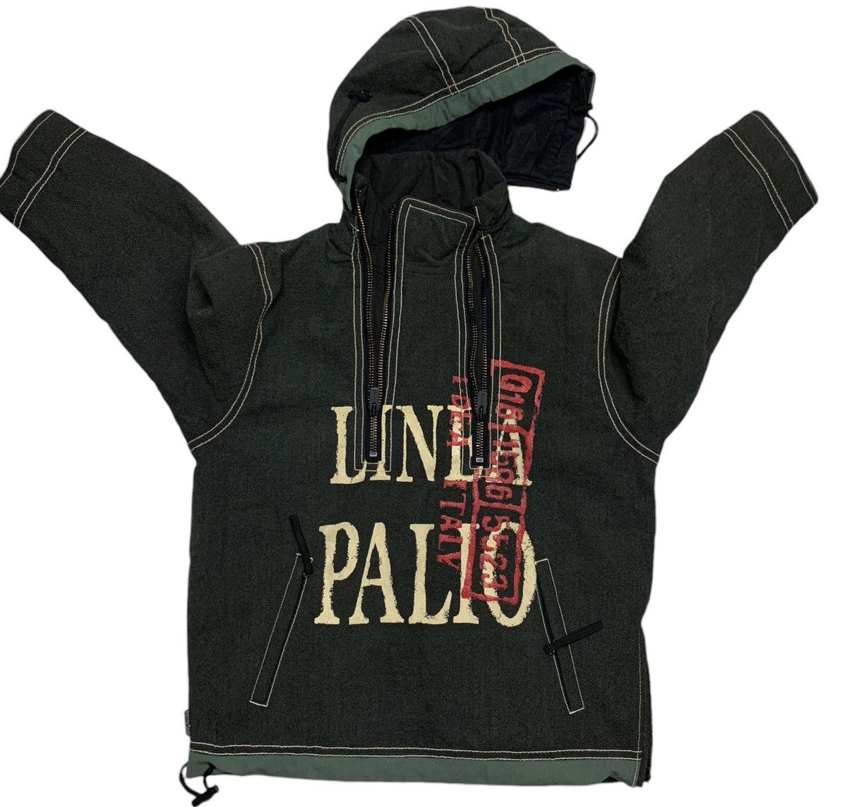 Linea Linea palio jacket anorak double zipper Size US L / EU 52-54 / 3 - 7 Thumbnail