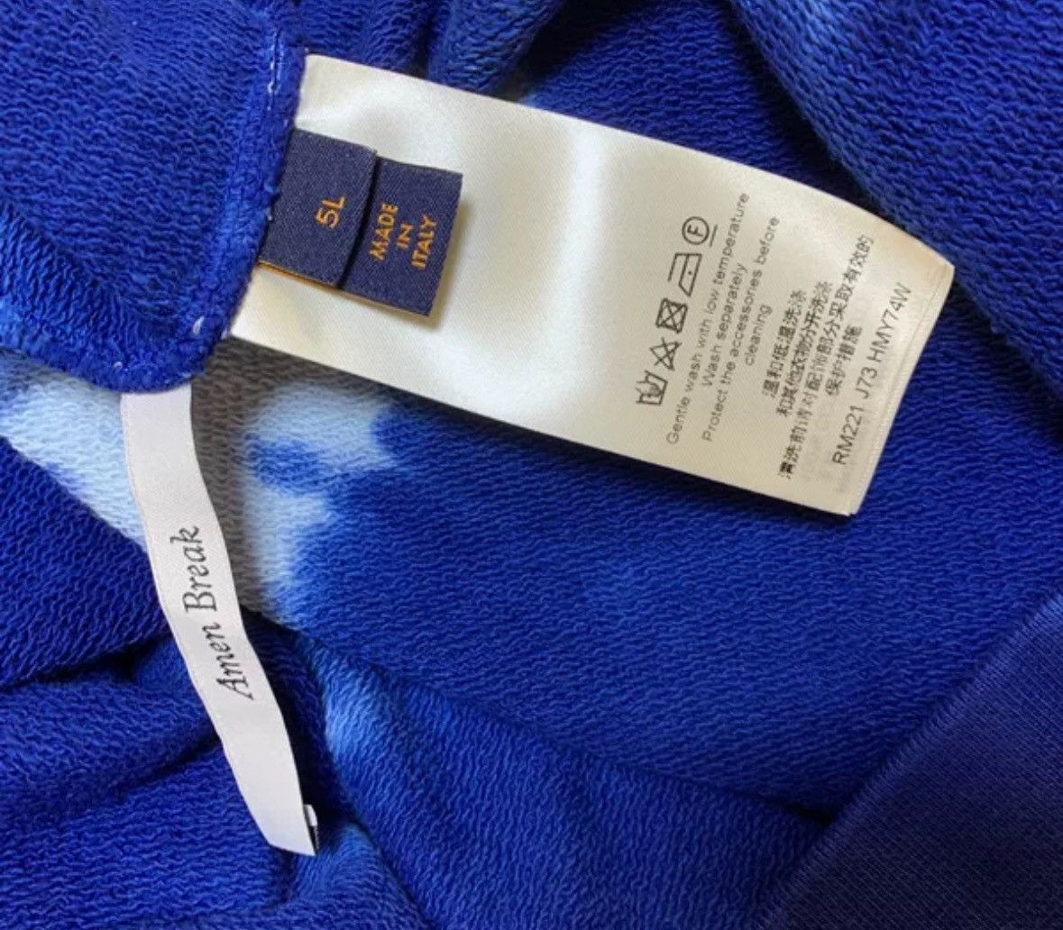 Louis Vuitton Louis Vuitton Tie dye hooded sweatshirt 2412-Nextarrow Size US L / EU 52-54 / 3 - 6 Thumbnail