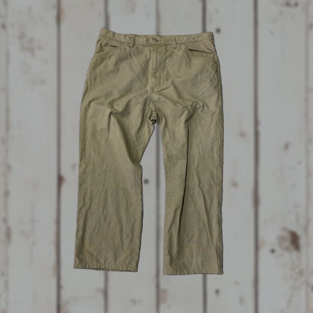 Gap VINTAGE Gap Worker Jeans Mens 40x30 Beige Denim Jeans 90s Grunge USA Outdoors Hunting Camping Skater Y2k Carpenter Mens Regular 30in Inseam Clothing Size US 40 / EU 56 - 1 Thumbnail