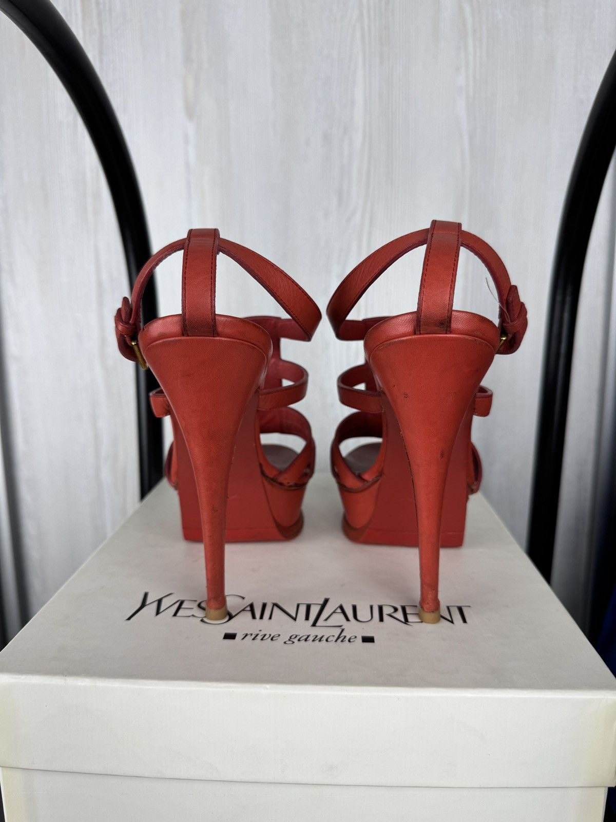 Yves Saint Laurent Yves Saint Laurent Rive Gauche Riveg 105 Platform Sandals Size US 9.5 / IT 39.5 - 12 Thumbnail