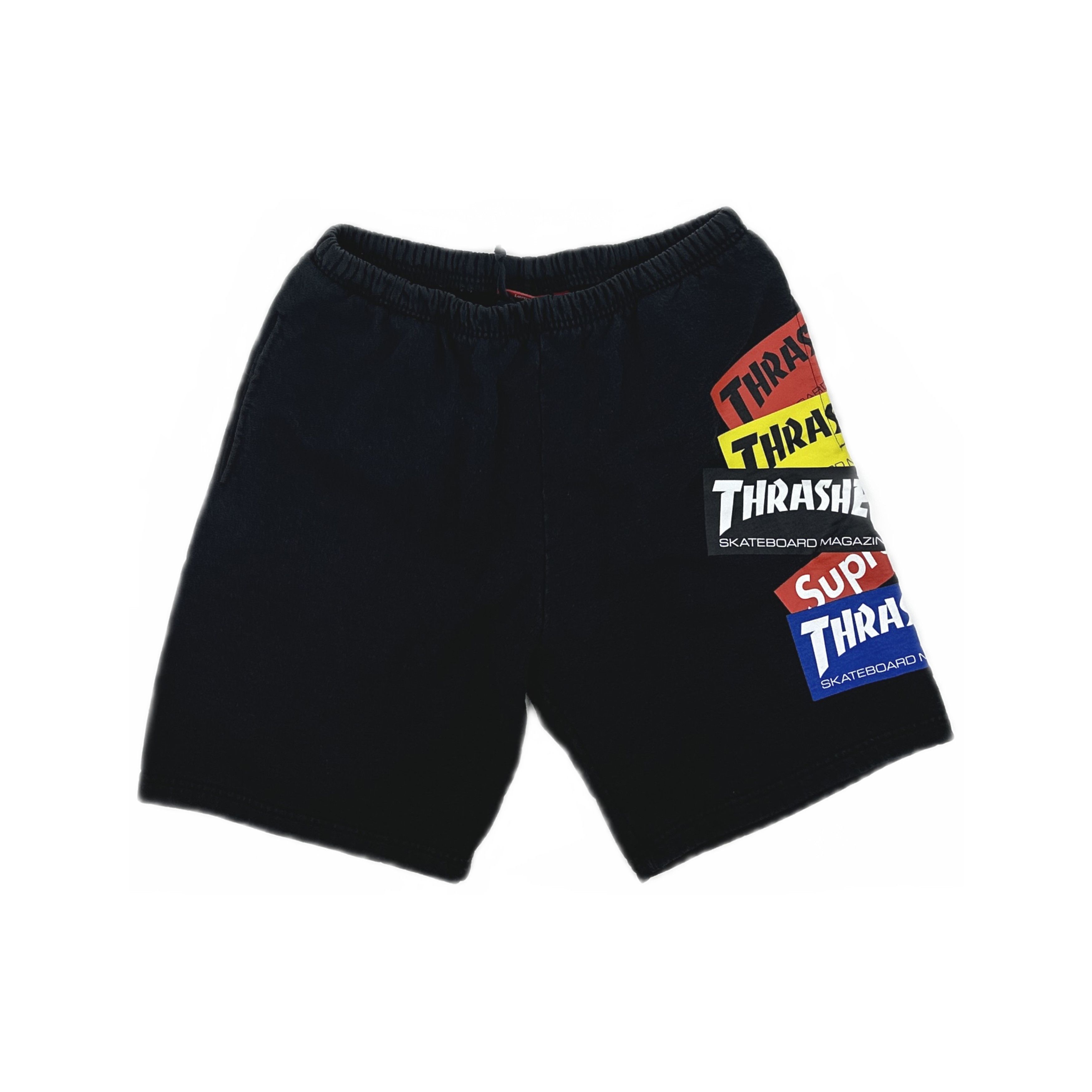 Supreme Supreme Warp Jacquard Logo Denim Painter Short Black Size