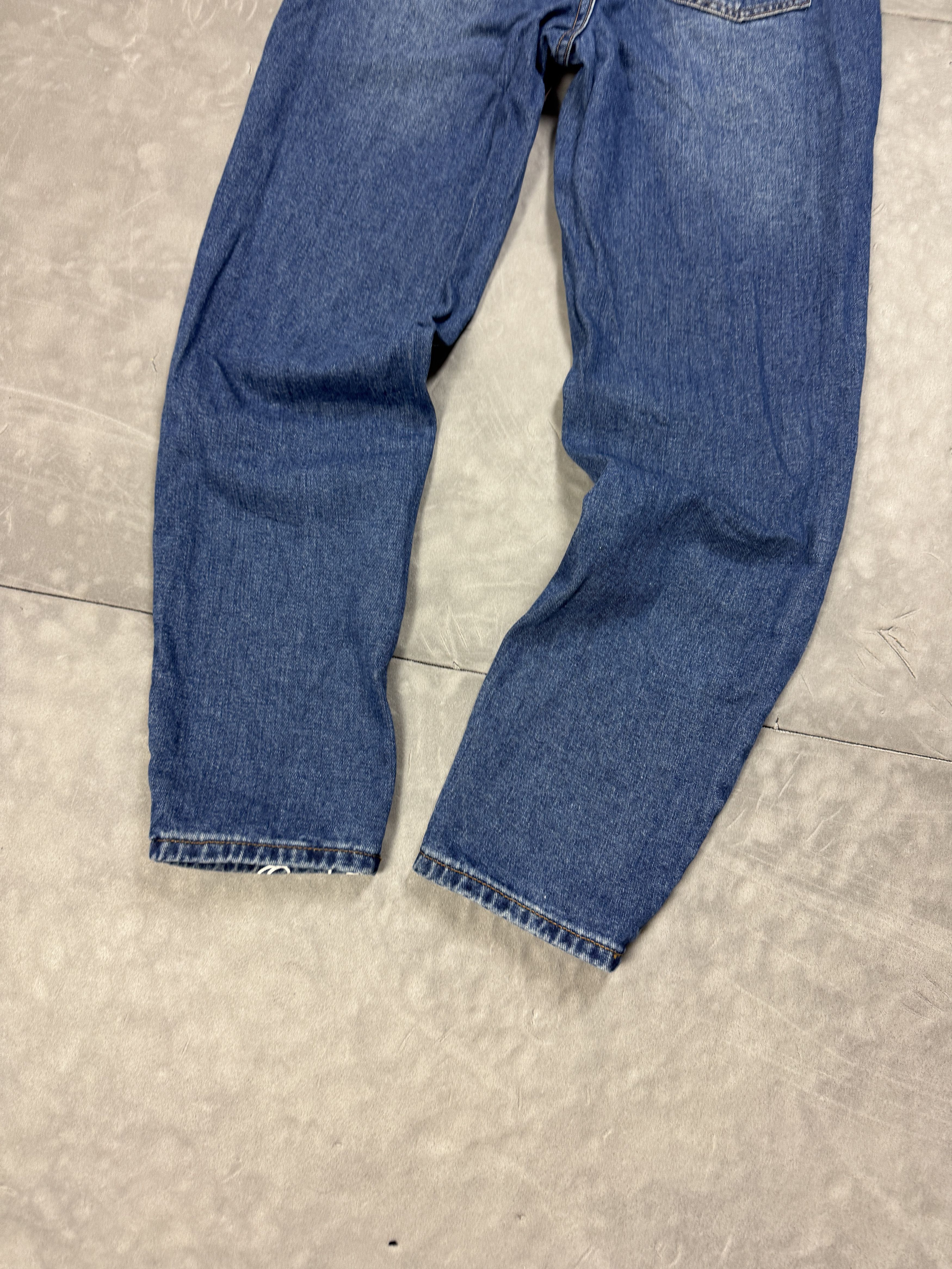 Vintage Y2K Denim Baggy Jeans with Retro Graphic Prints (S) 90s Size 26" / US 2 / IT 38 - 7 Thumbnail