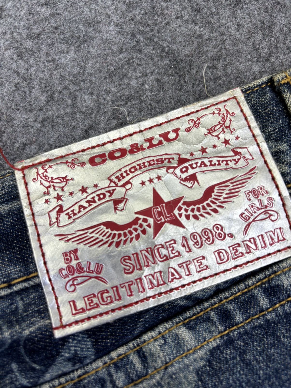 Japanese Brand CO&LU Japan Full Print Denim Hysteric Design Denim F749 Size US 30 / EU 46 - 16 Thumbnail