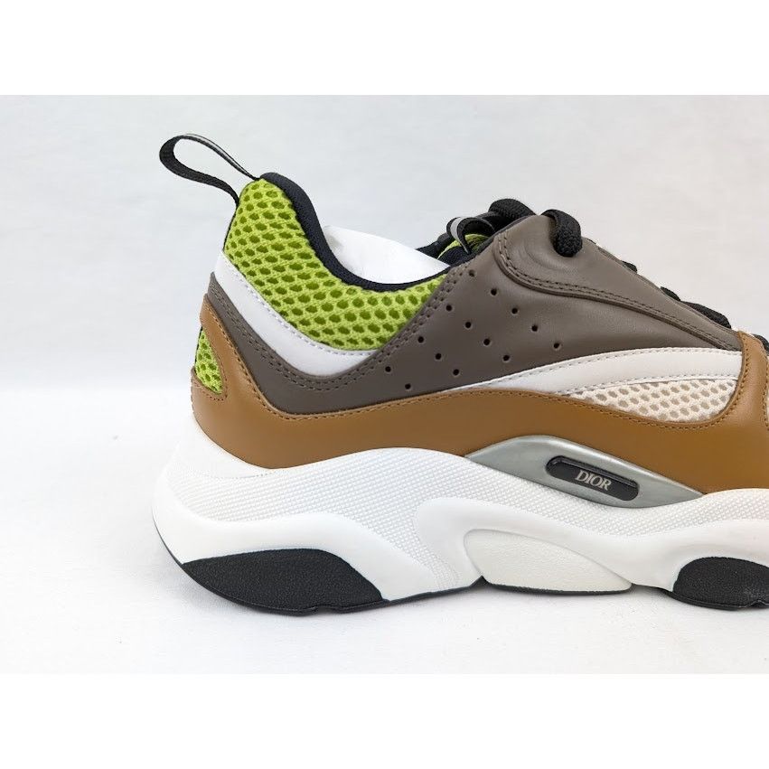 Dior o1rshd1 B22 Calf Mesh Sneakers in Brown/Kaki Size US 9 / EU 42 - 4 Thumbnail