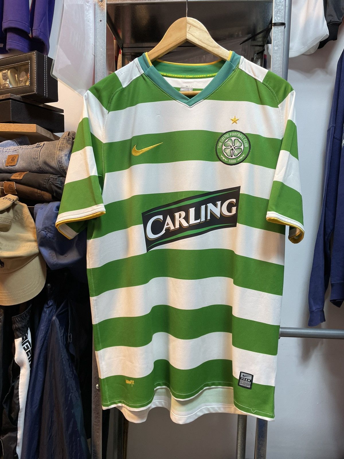 Nike 2008-2009 Celtic FC Home Kit Size US L / EU 52-54 / 3 - 1 Thumbnail