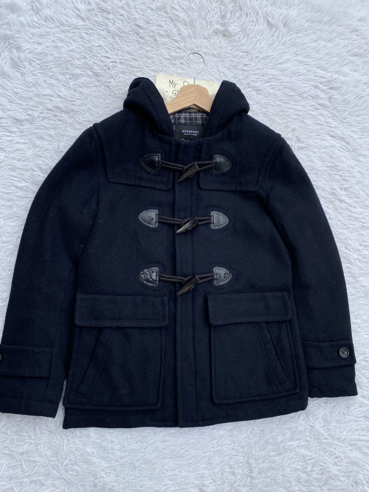 Burberry Rare Burberry Wool Duffle Coat Hooded Jacket Size US M / EU 48-50 / 2 - 5 Thumbnail