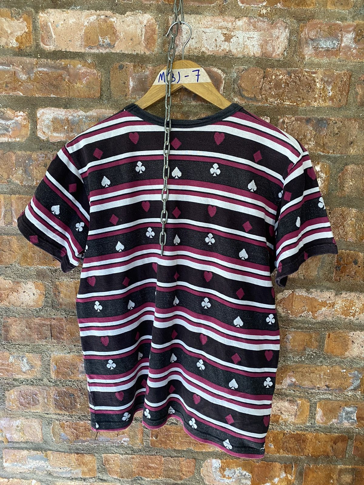 Dry Bones 1990s Dry Bones Jacquard deck of cards tee Size US M / EU 48-50 / 2 - 10 Thumbnail