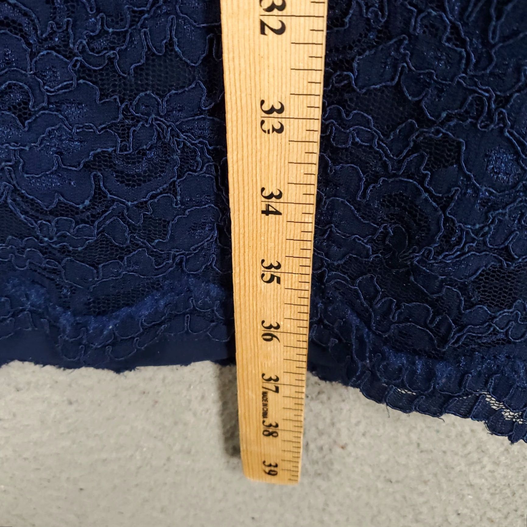 Ralph Lauren Ralph Lauren Dress Womens 10 Blue Embroider Floral Lace Knit Lined Zip Back Sleeveless Cap Sleeve Knee Length Vintage No Size L / US 10 / IT 46 - 3 Thumbnail