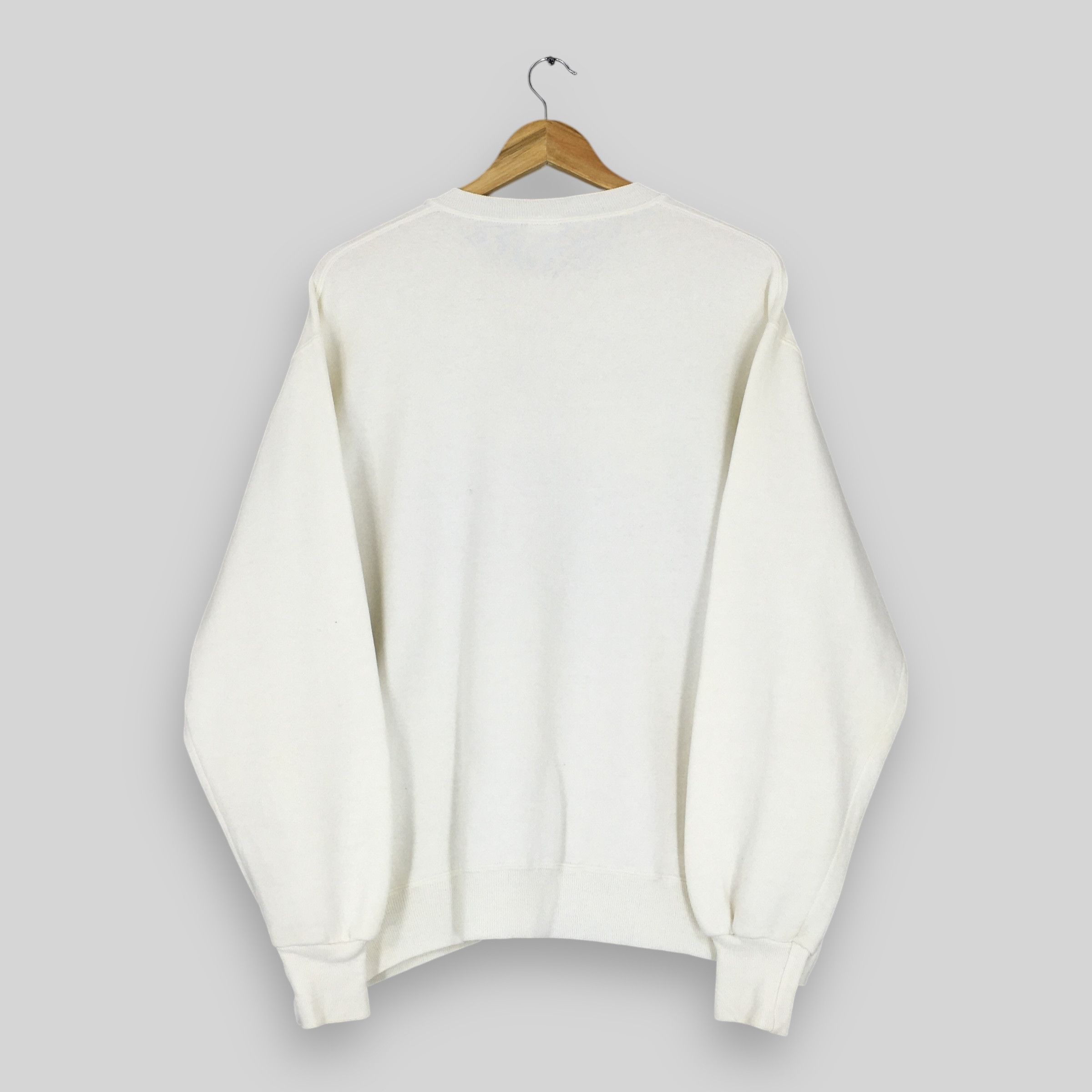 Sports Specialties × Vintage Vintage 90s Alaska Airlines White Sweatshirt Large Size US L / EU 52-54 / 3 - 8 Thumbnail
