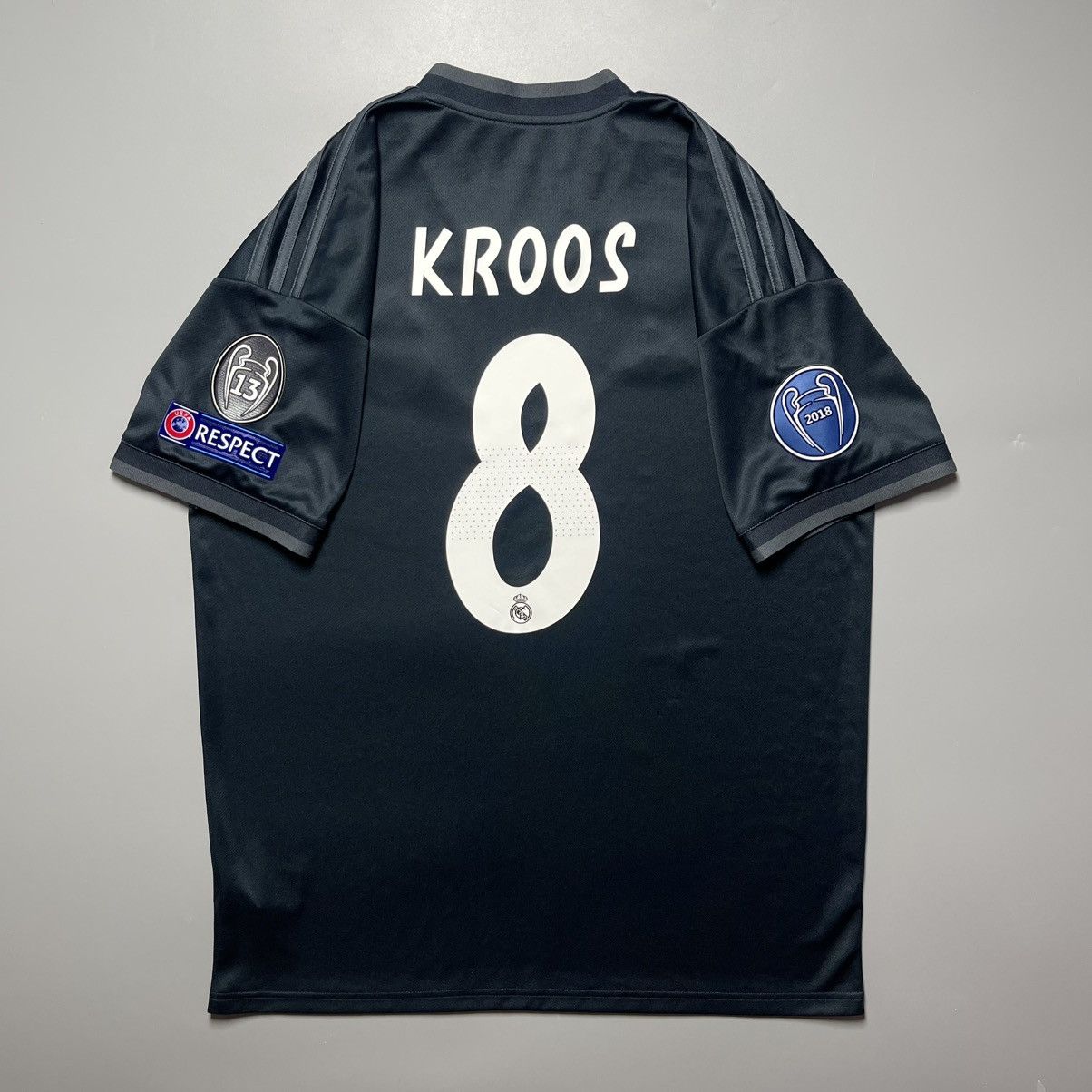 Vintage REAL MADRID ADIDAS 2018/2019 FOOTBALL AWAY JERSEY #8 KROOS Size US L / EU 52-54 / 3 - 1 Thumbnail