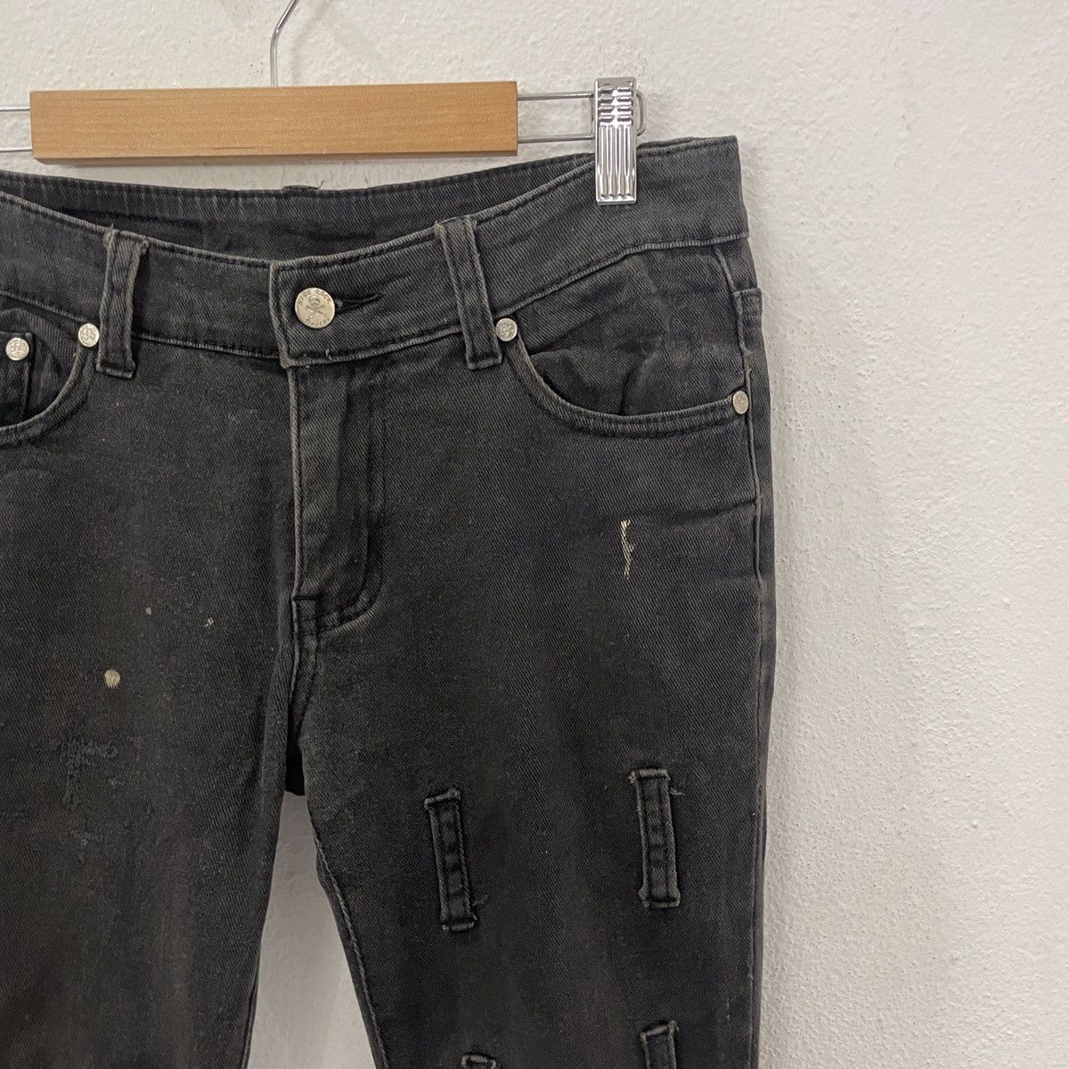 Seditionaries Vintage Hide Rock Design Punk Style Denim Size 30" / US 8 / IT 44 - 2 Thumbnail