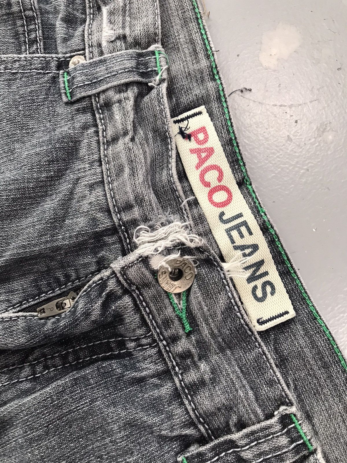 JNCO × Southpole × Vintage Vintage paco Jeans green tab baggy fit denim Size US 34 / EU 50 - 4 Thumbnail