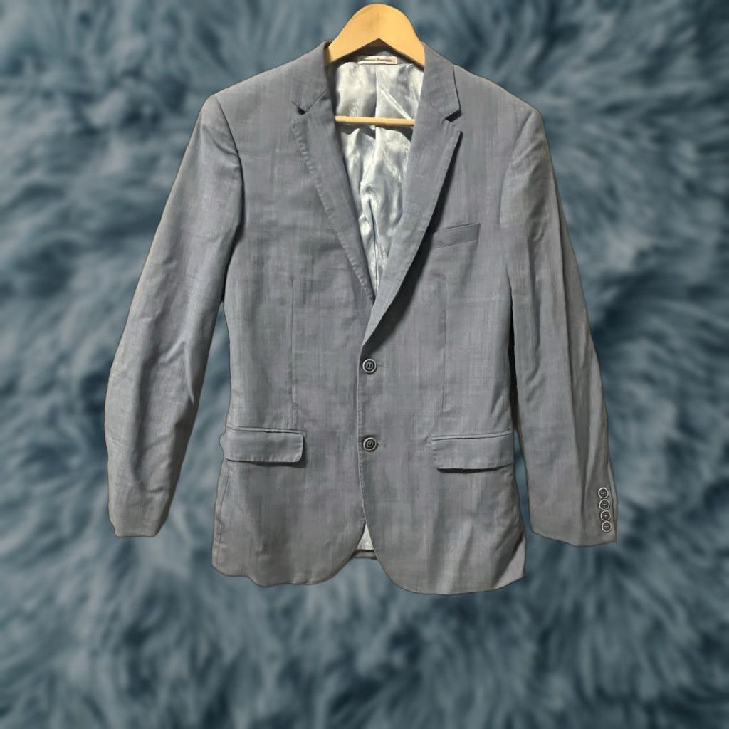 Vintage Giovanni Bresciani Super 150’s Blazer Jacket M Blue Plaid Slim Fit Men’s Regular Size See Pictures Jacket Mens Blue Super 150’s Size 40R - 1 Thumbnail